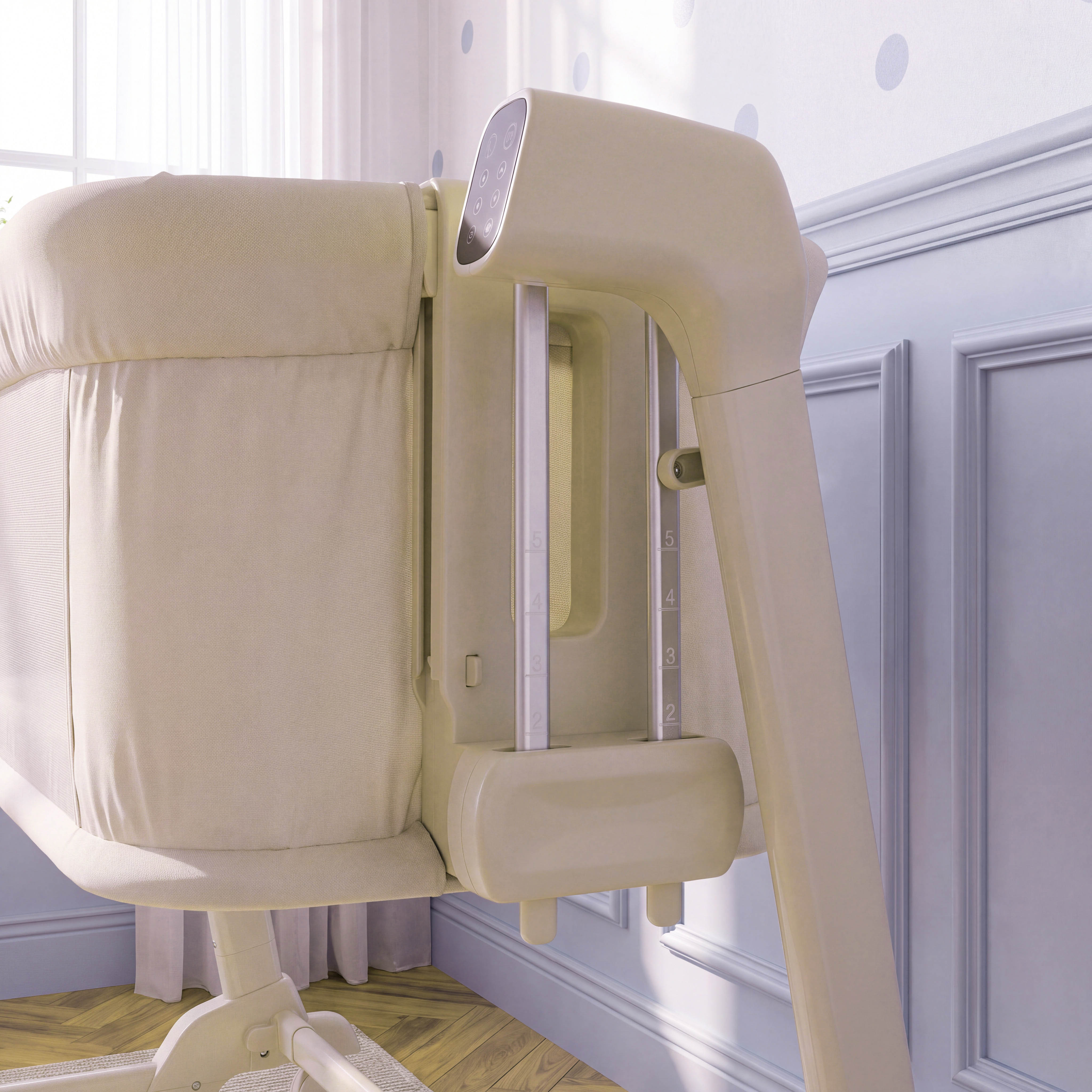 سرير أطفال هزّاز مع خاصية الاتصال بالبلوتوث من جيجلز-baby-nursery-furniture-cribsandbeds-bassinets-image-12