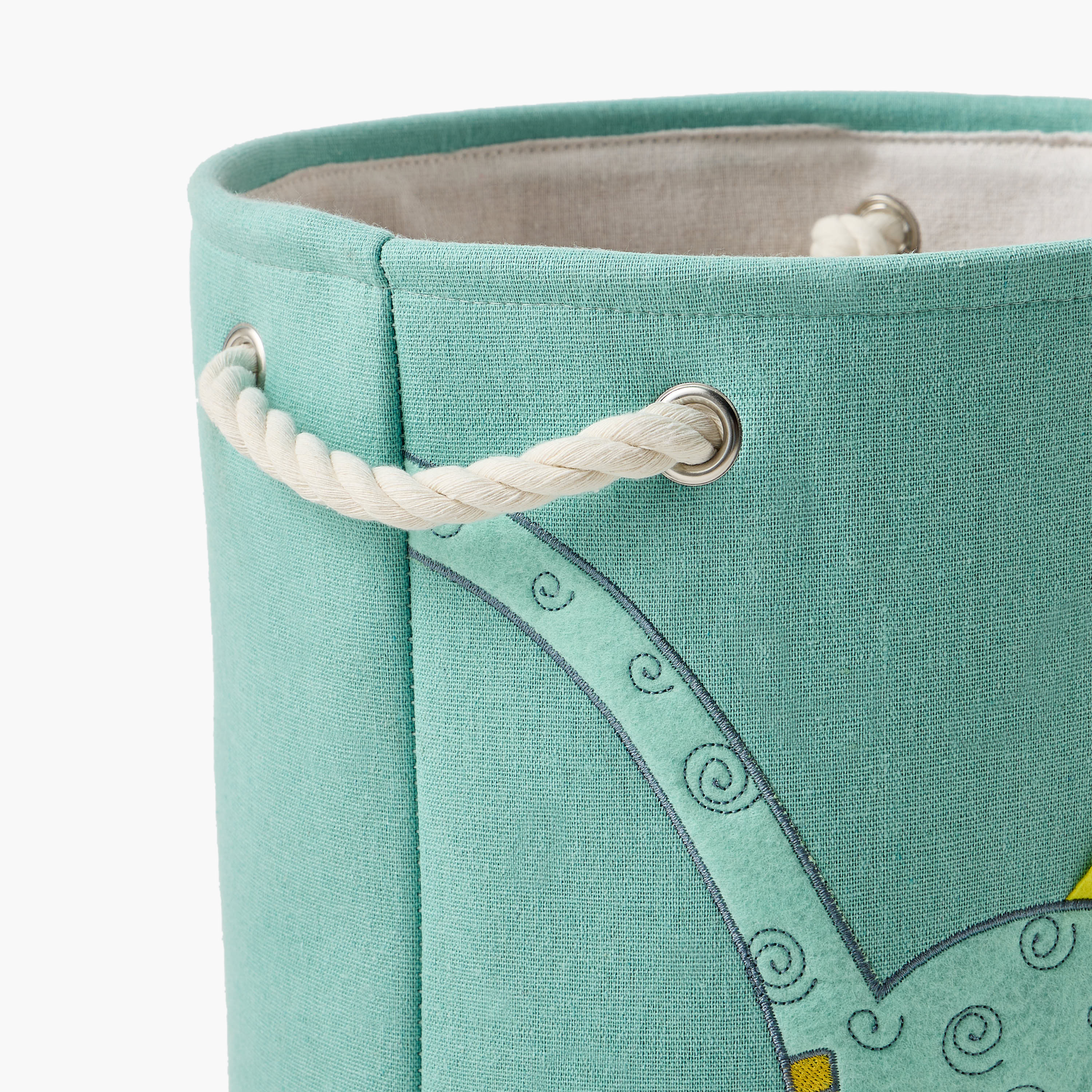 Juniors Dino Embroidered Hamper-baby-nursery-furniture-wardrobesandstorage-image-4