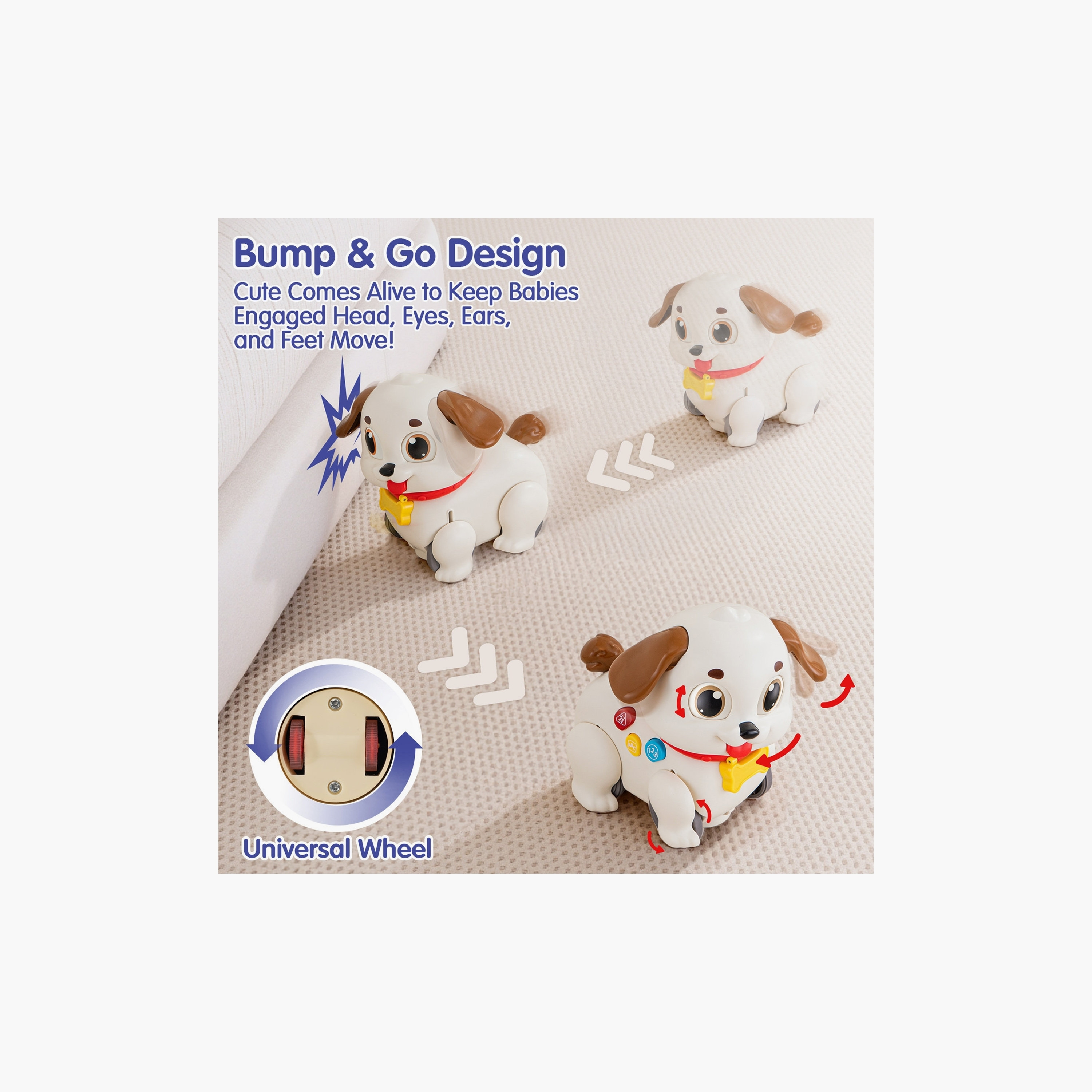 Hape Crawl & Pull Along Learning Puppy Toy-toys-babyandtoddlertoys-learningtoys-image-11