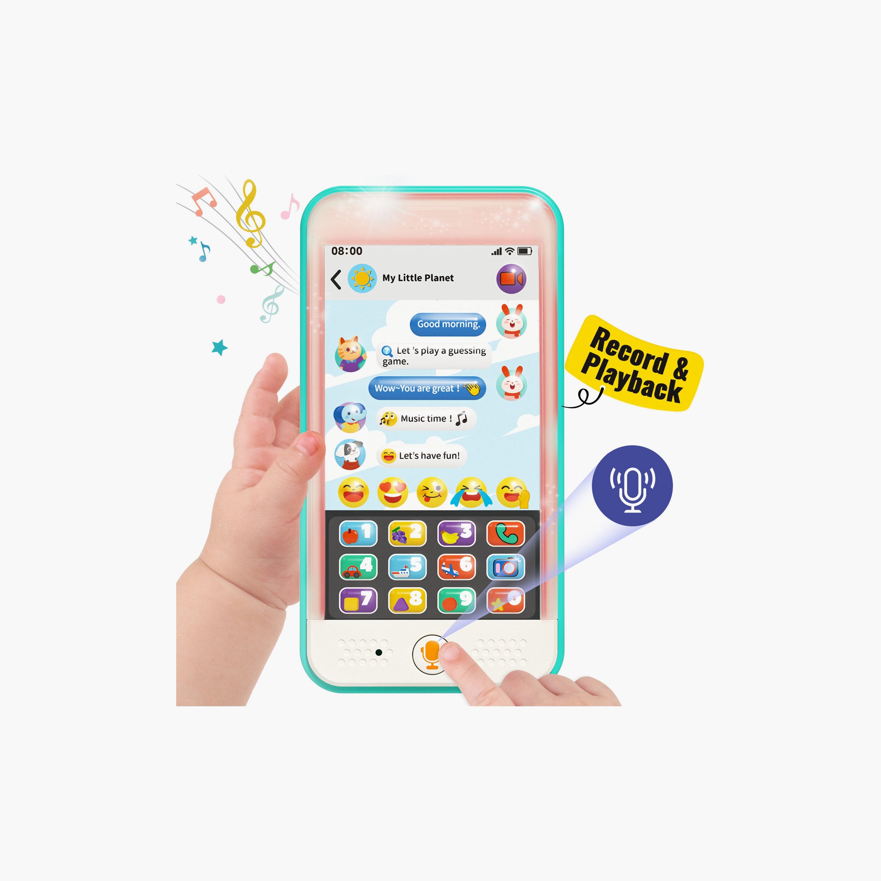 Hape Multifunction Early Education Phone-toys-babyandtoddlertoys-learningtoys-image-7