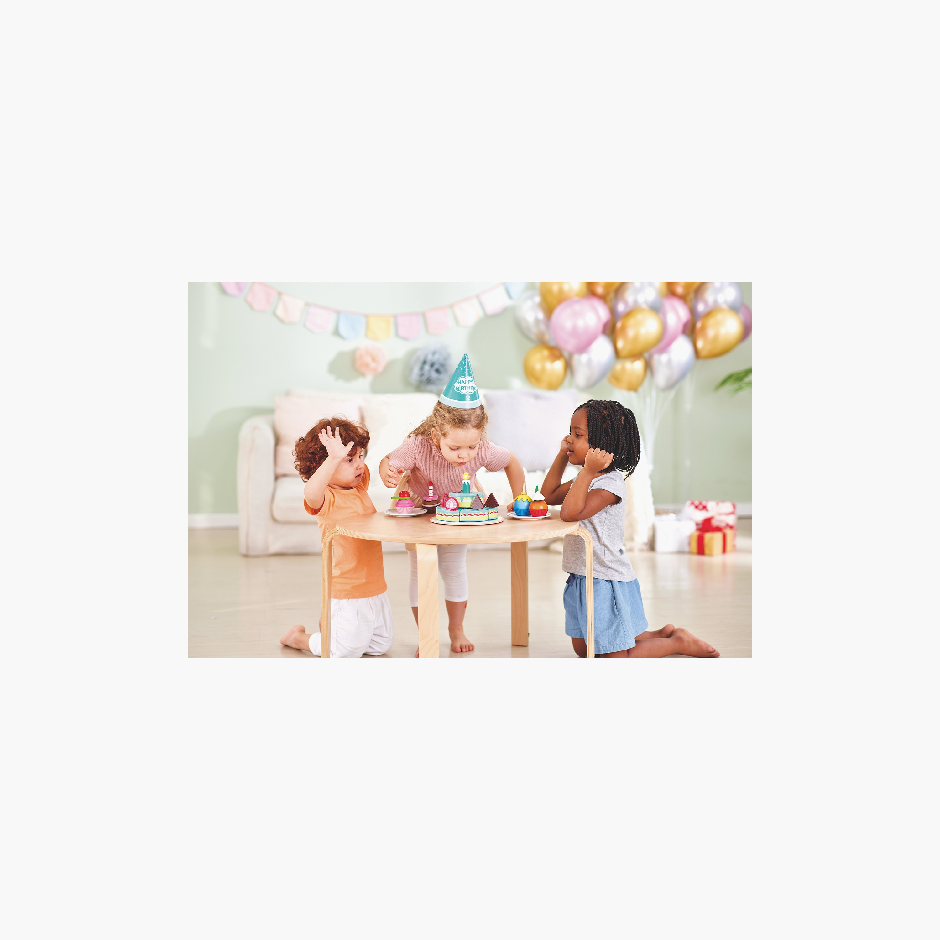 Hape Interactive Happy Birthday Cake Playset-toys-roleplay-playfoods-image-9
