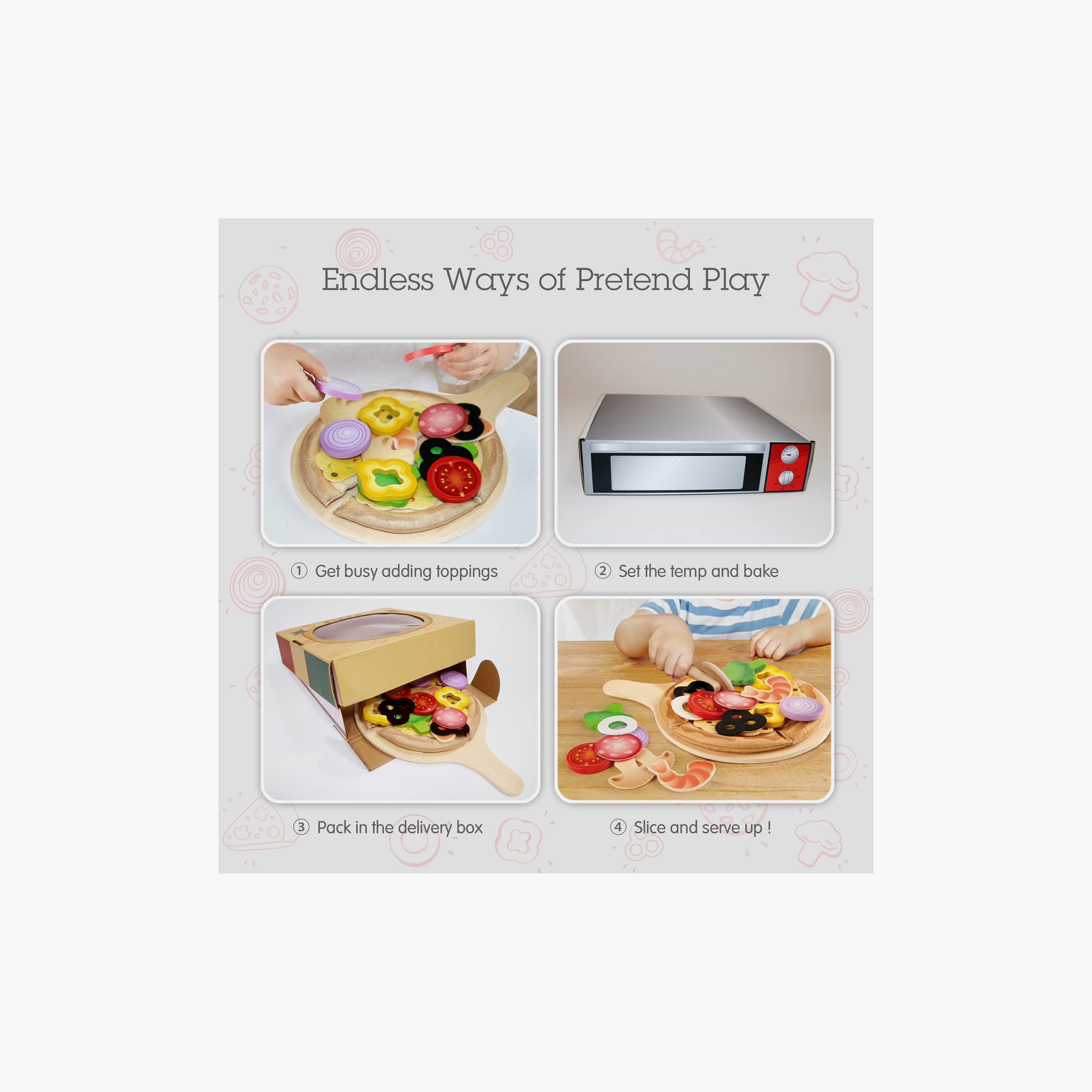 Hape Perfect Pizza Playset-toys-roleplay-playfoods-image-5