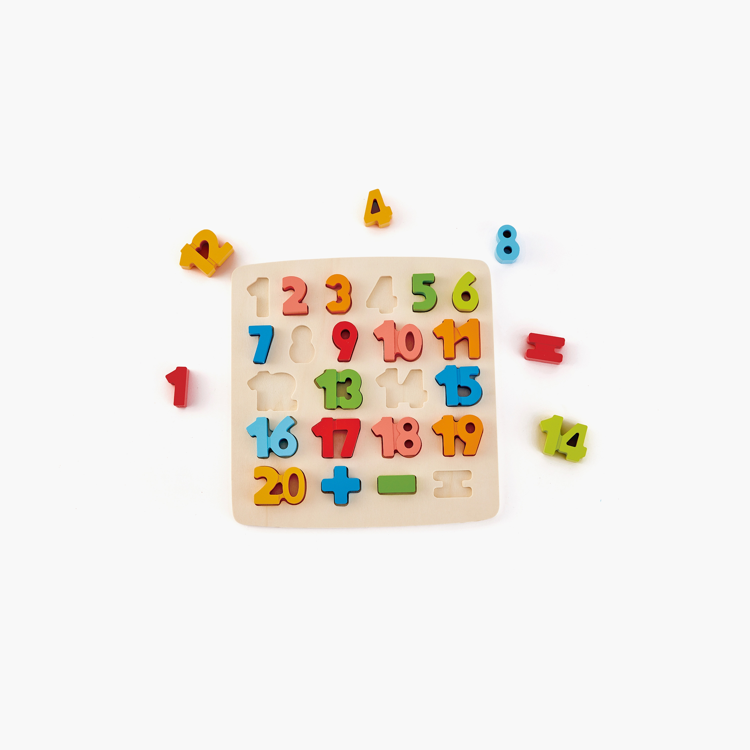 Hape Chunky Number Math Puzzle-toys-indoortoys-puzzles-image-1
