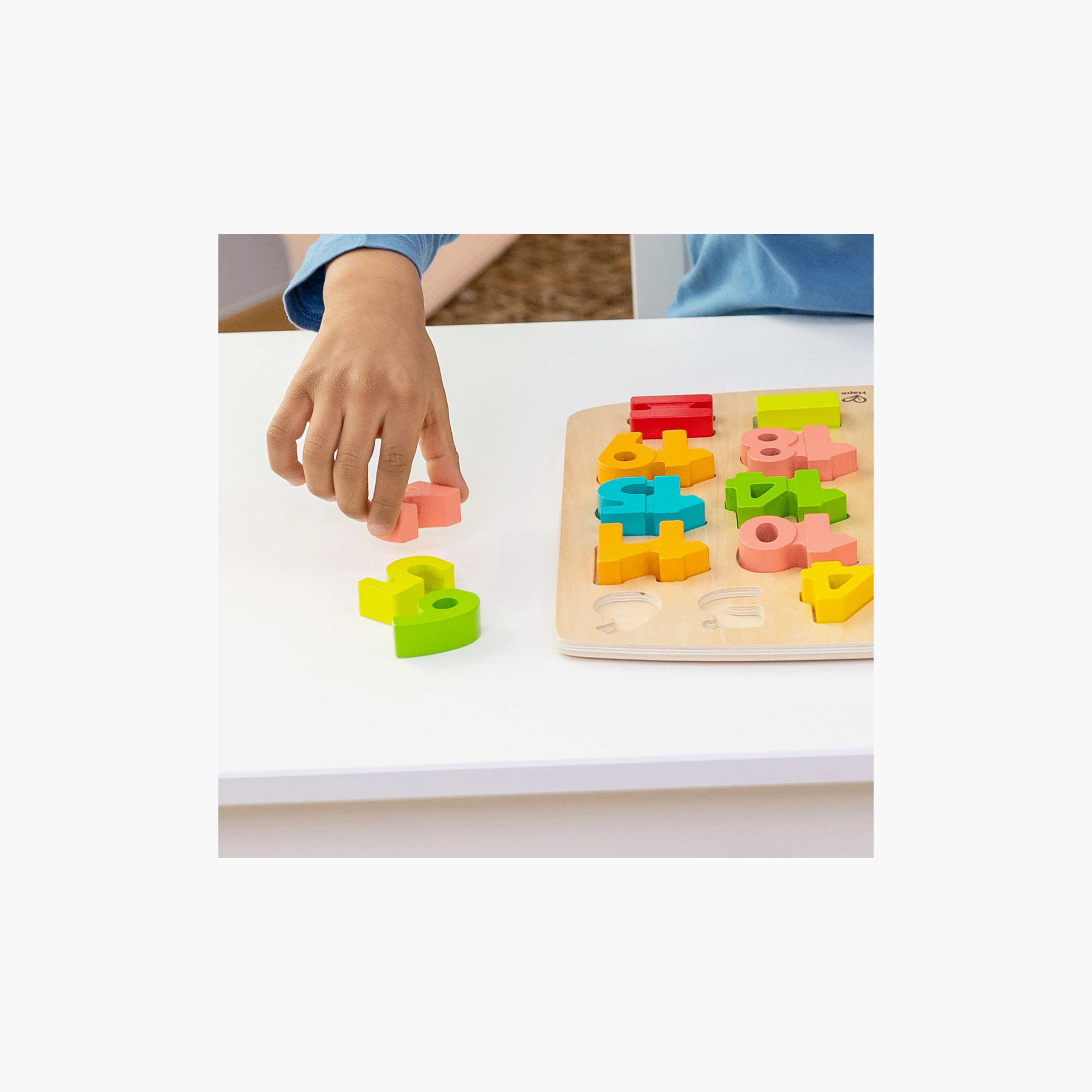 Hape Chunky Number Math Puzzle-toys-indoortoys-puzzles-image-2
