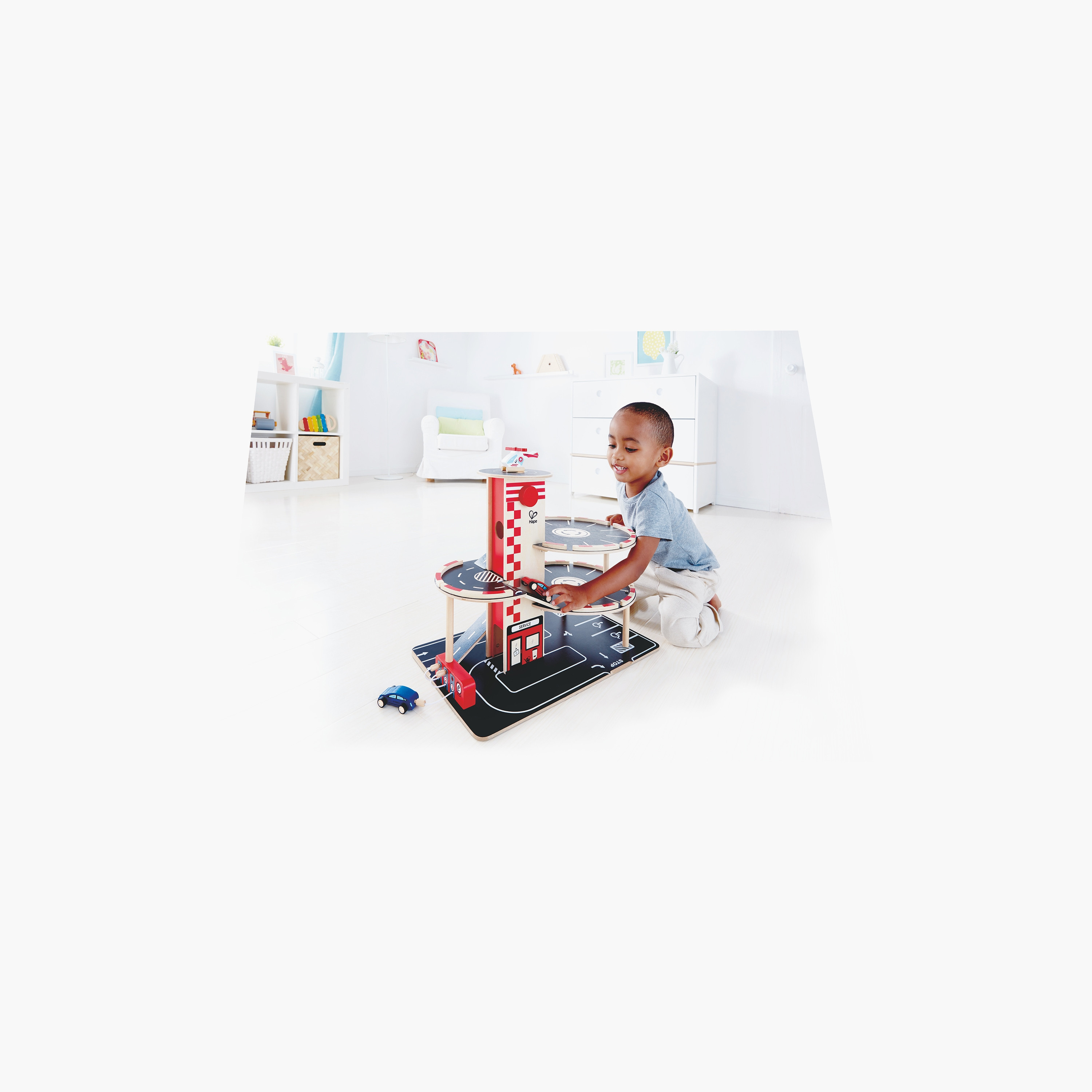 Hape Park & Go Garage-toys-playvehicles-vehicleplaysets-image-4
