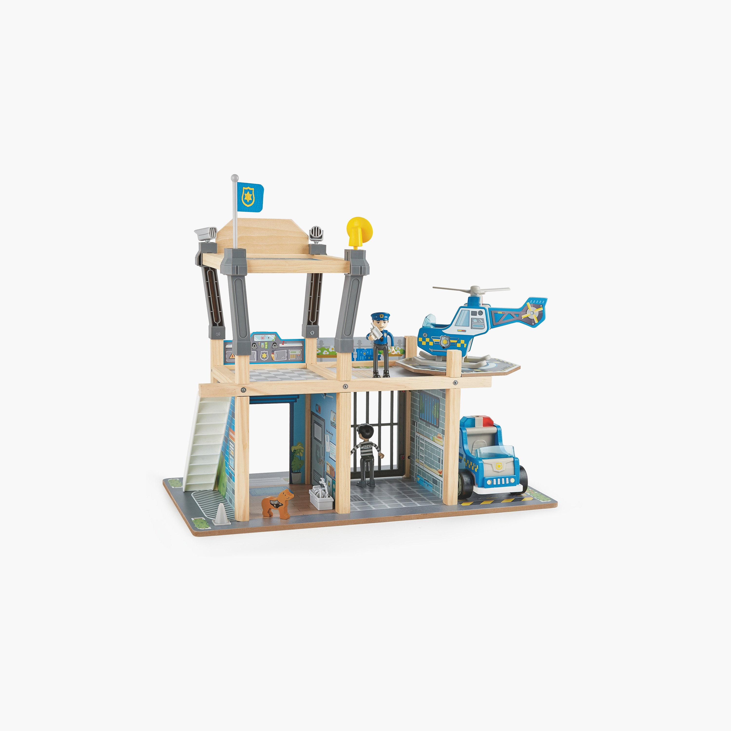 Hape Metro Police Department Playset-toys-roleplay-policeanddetectivesets-image-12