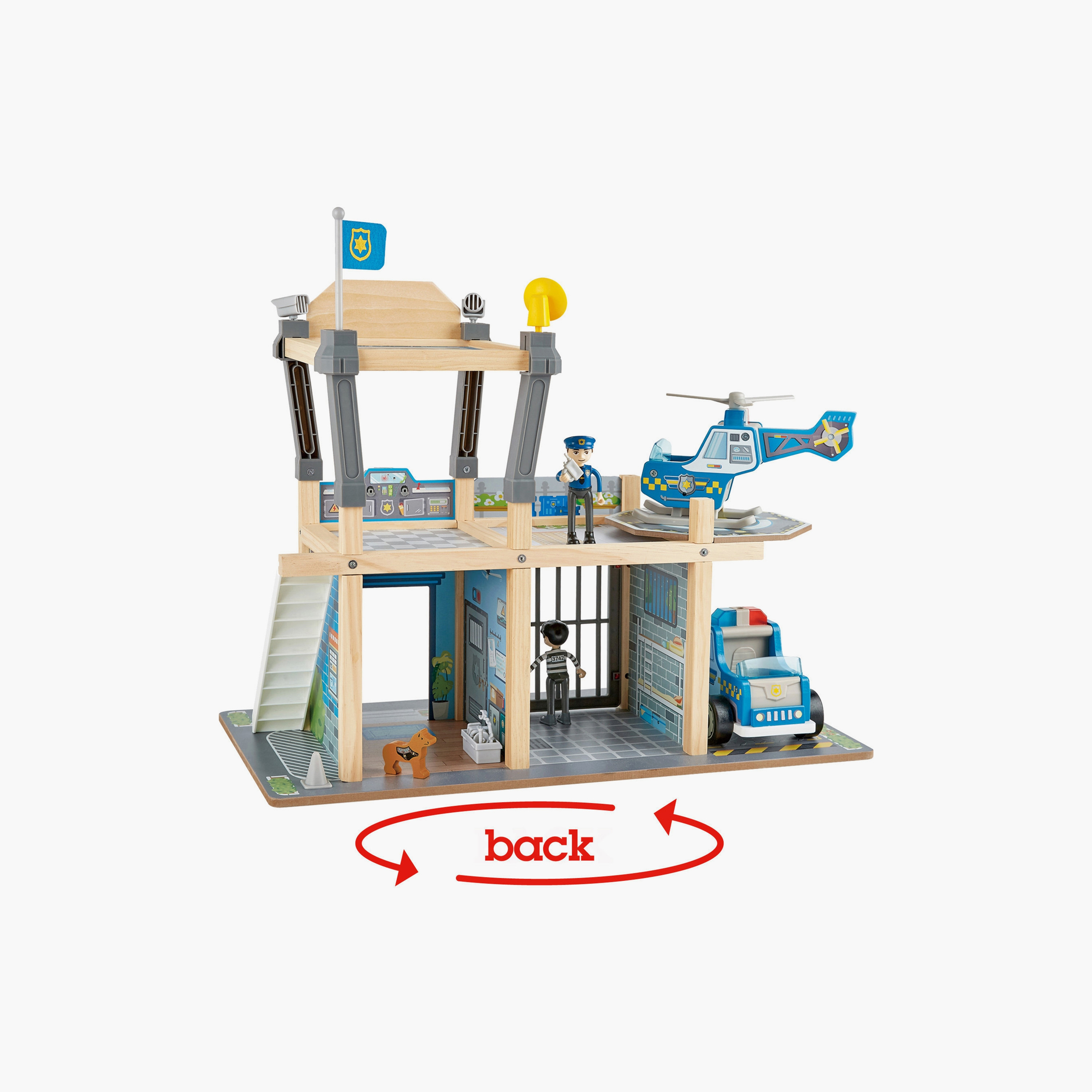 Hape Metro Police Department Playset-toys-roleplay-policeanddetectivesets-image-18