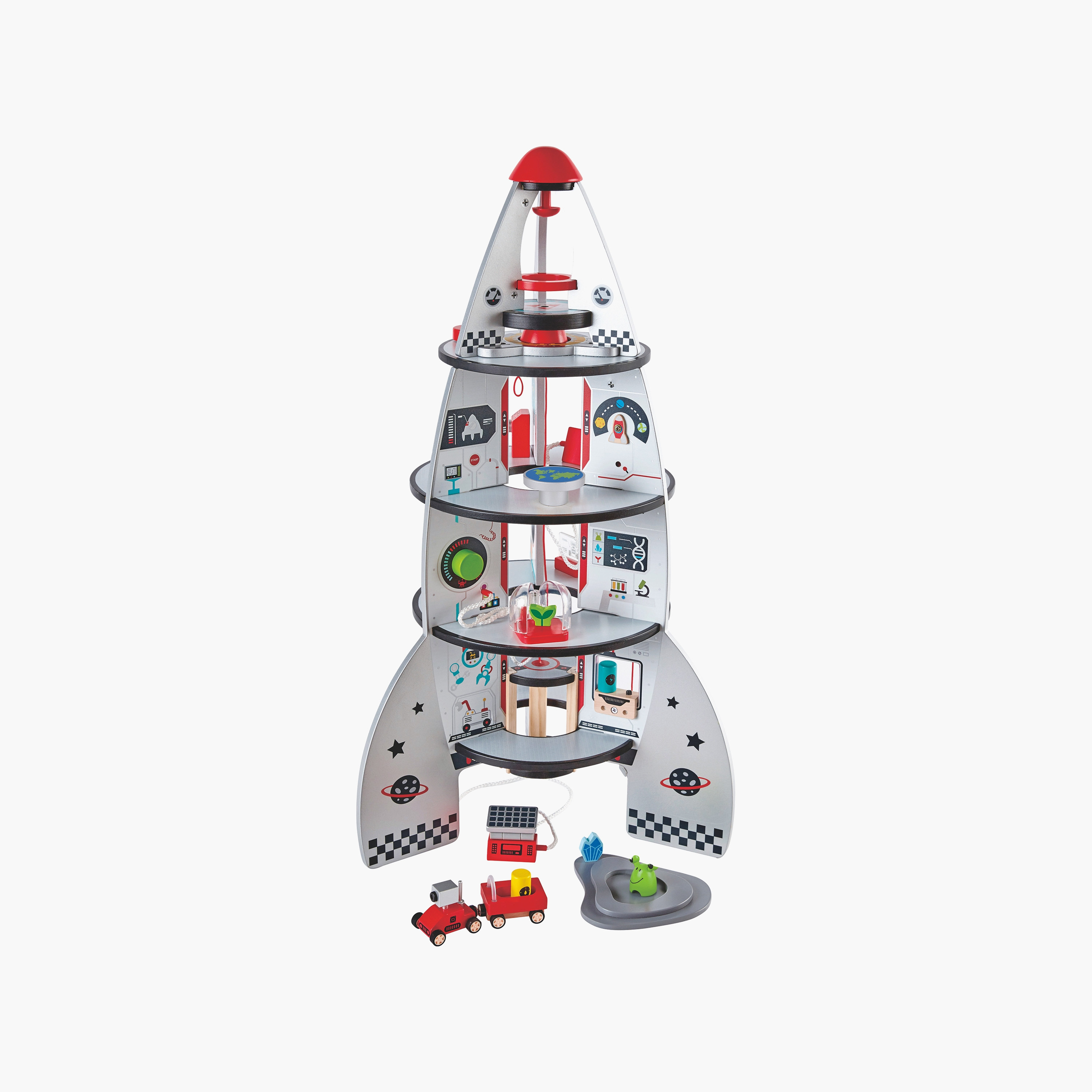 Hape Four Stage Rocket Ship Set-toys-babyandtoddlertoys-learningtoys-image-4
