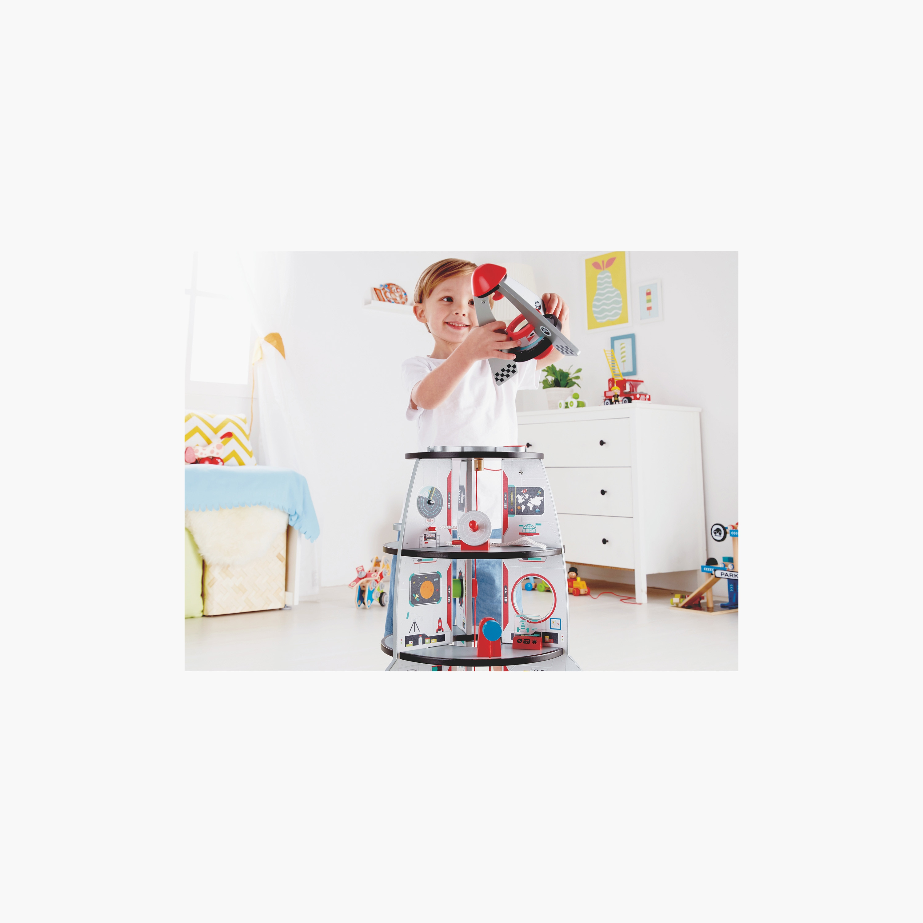 Hape Four Stage Rocket Ship Set-toys-babyandtoddlertoys-learningtoys-image-7