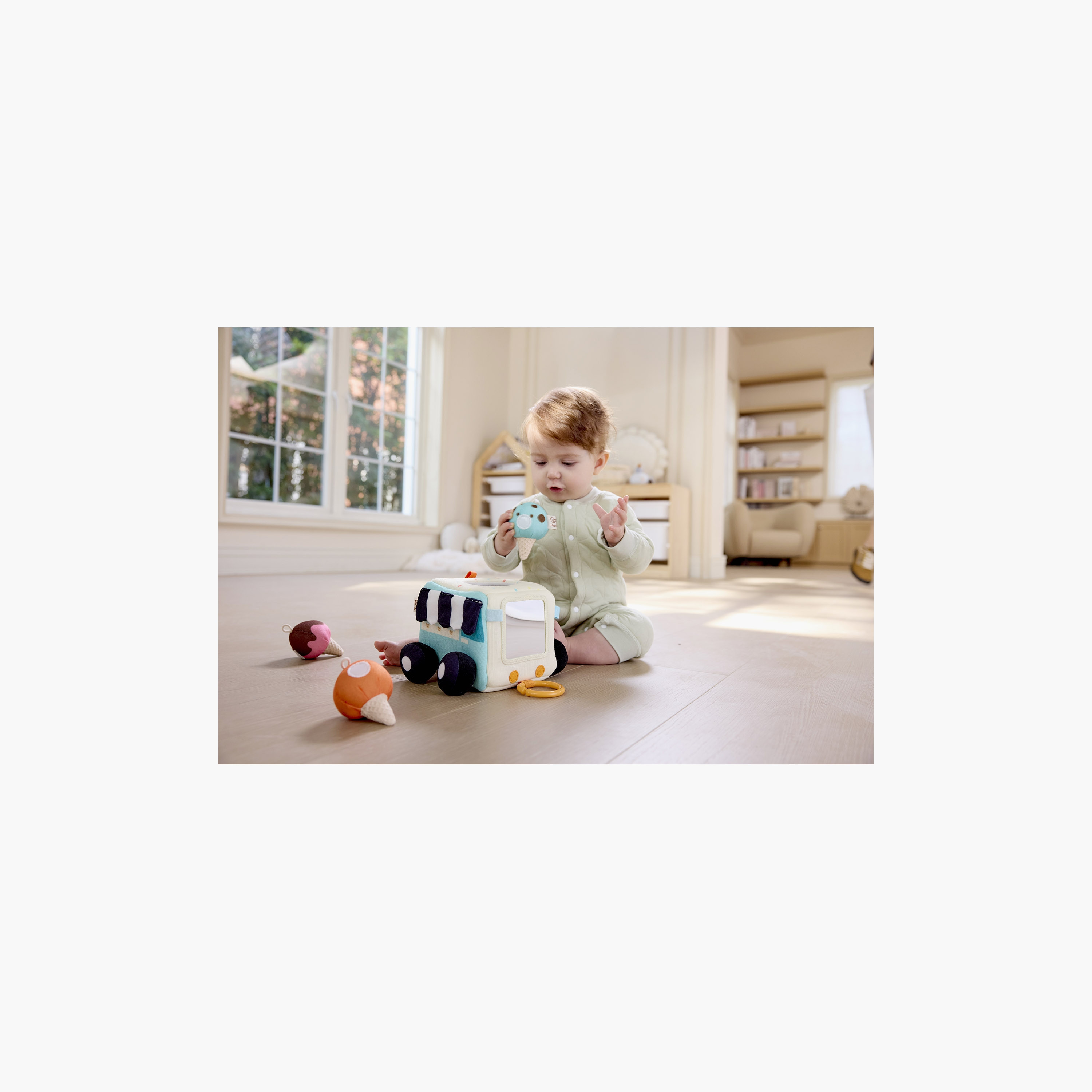 Hape Sensory Scoop Ice Cream Truck Plush Toy-toys-plushsofttoys-image-5