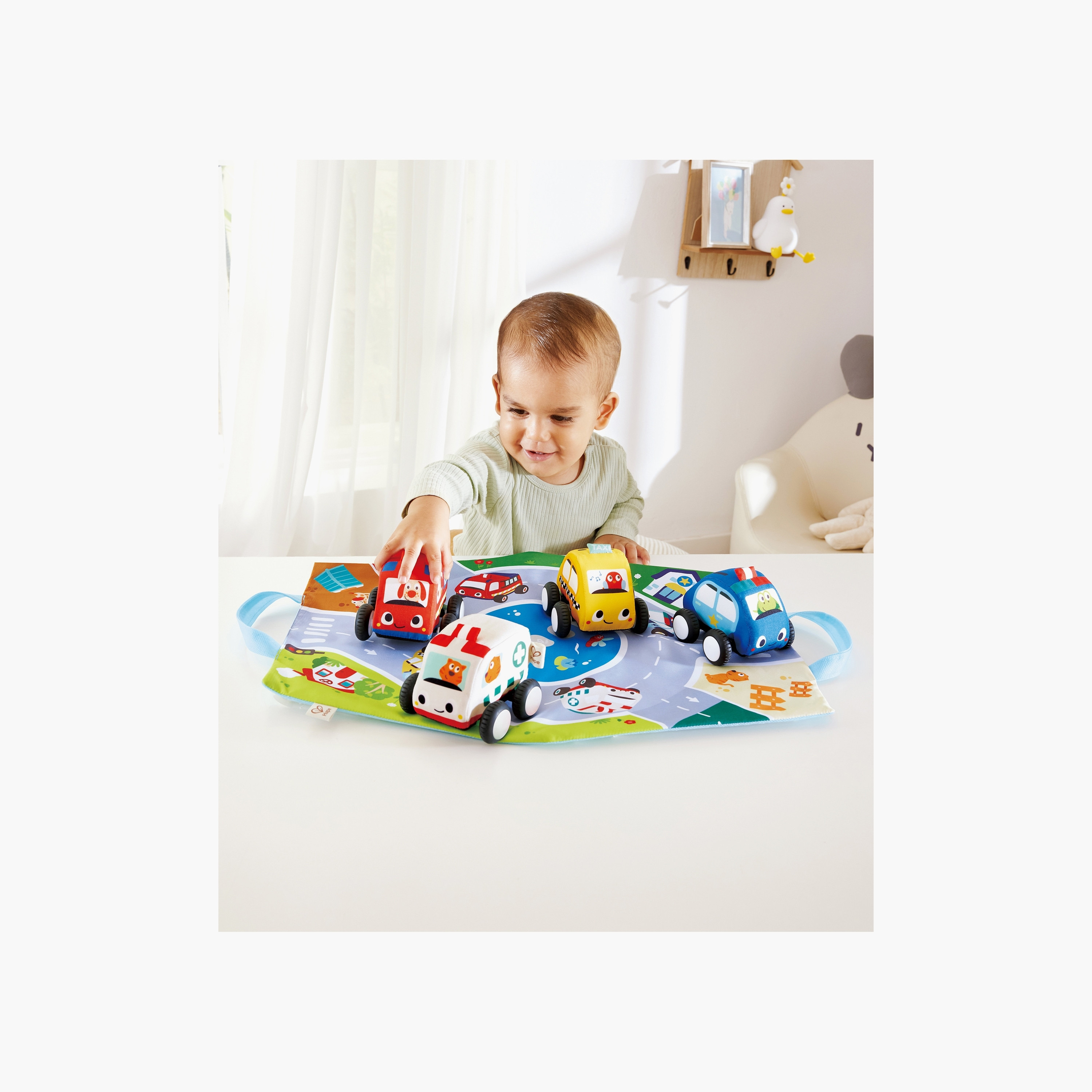 Hape Pull-Back Plush Car Set-toys-plushsofttoys-image-2