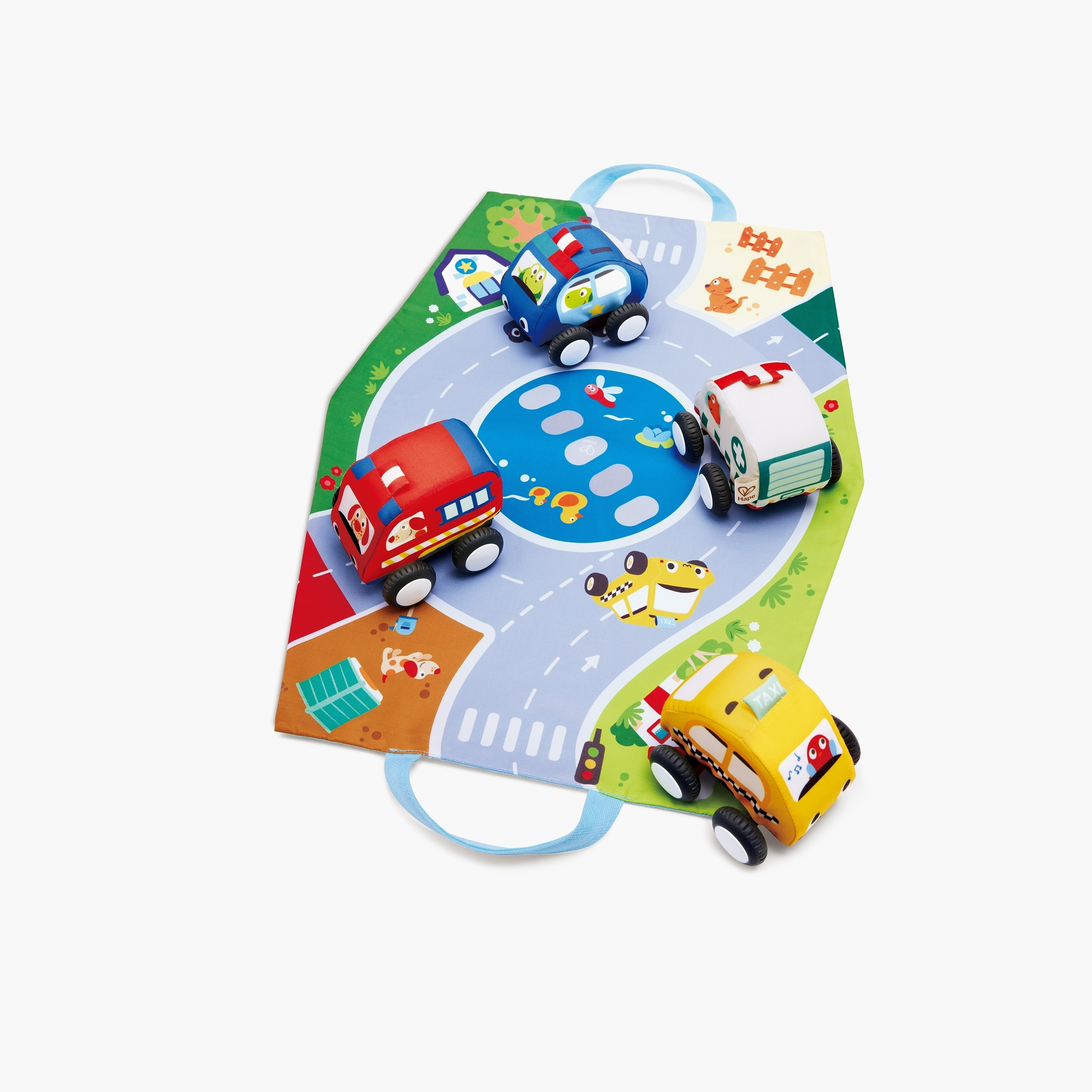 Hape Pull-Back Plush Car Set-toys-plushsofttoys-image-4