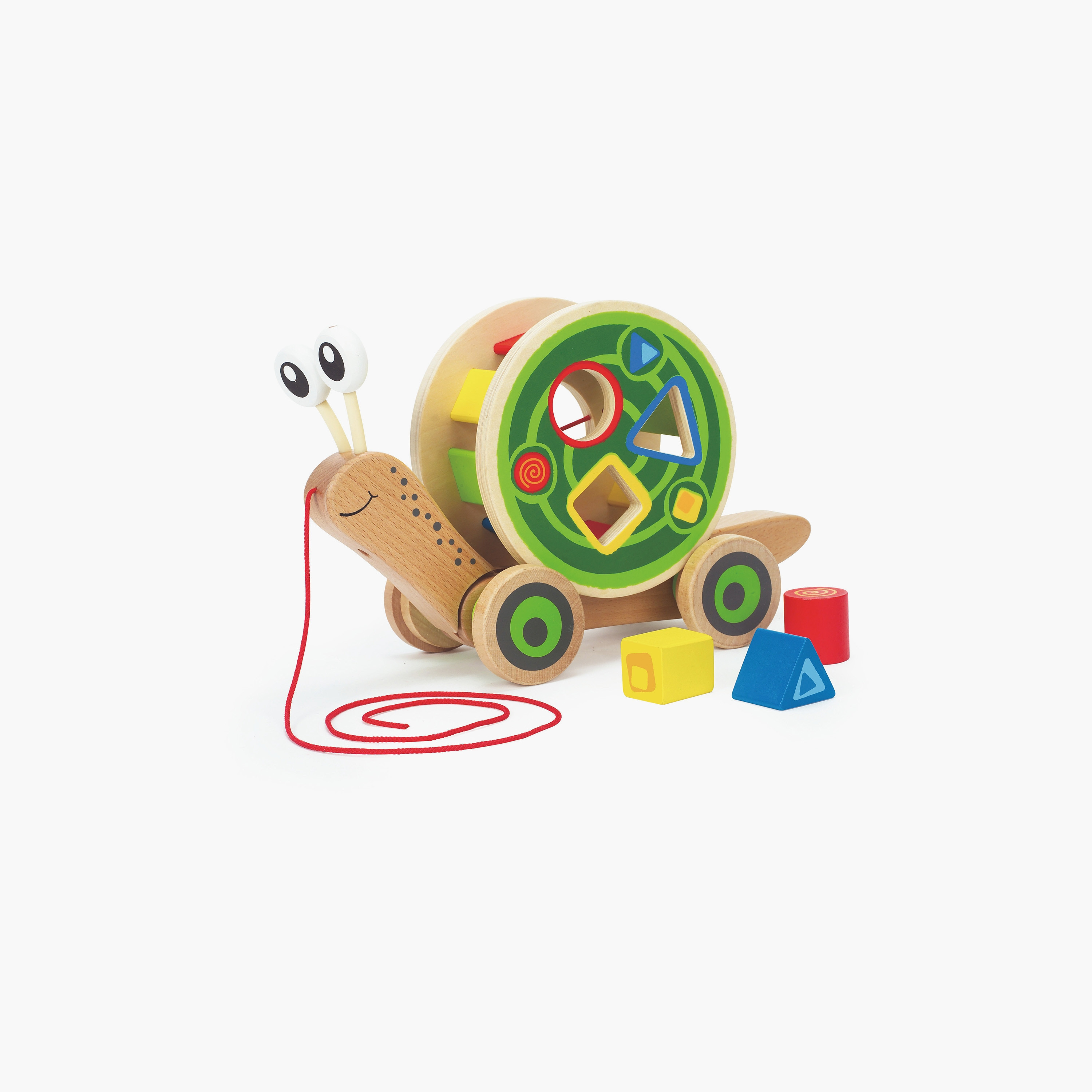 حلزون يسحب للمشي مع ملحقات من هيب-toys-babyandtoddlertoys-pushandpulltoys-image-2