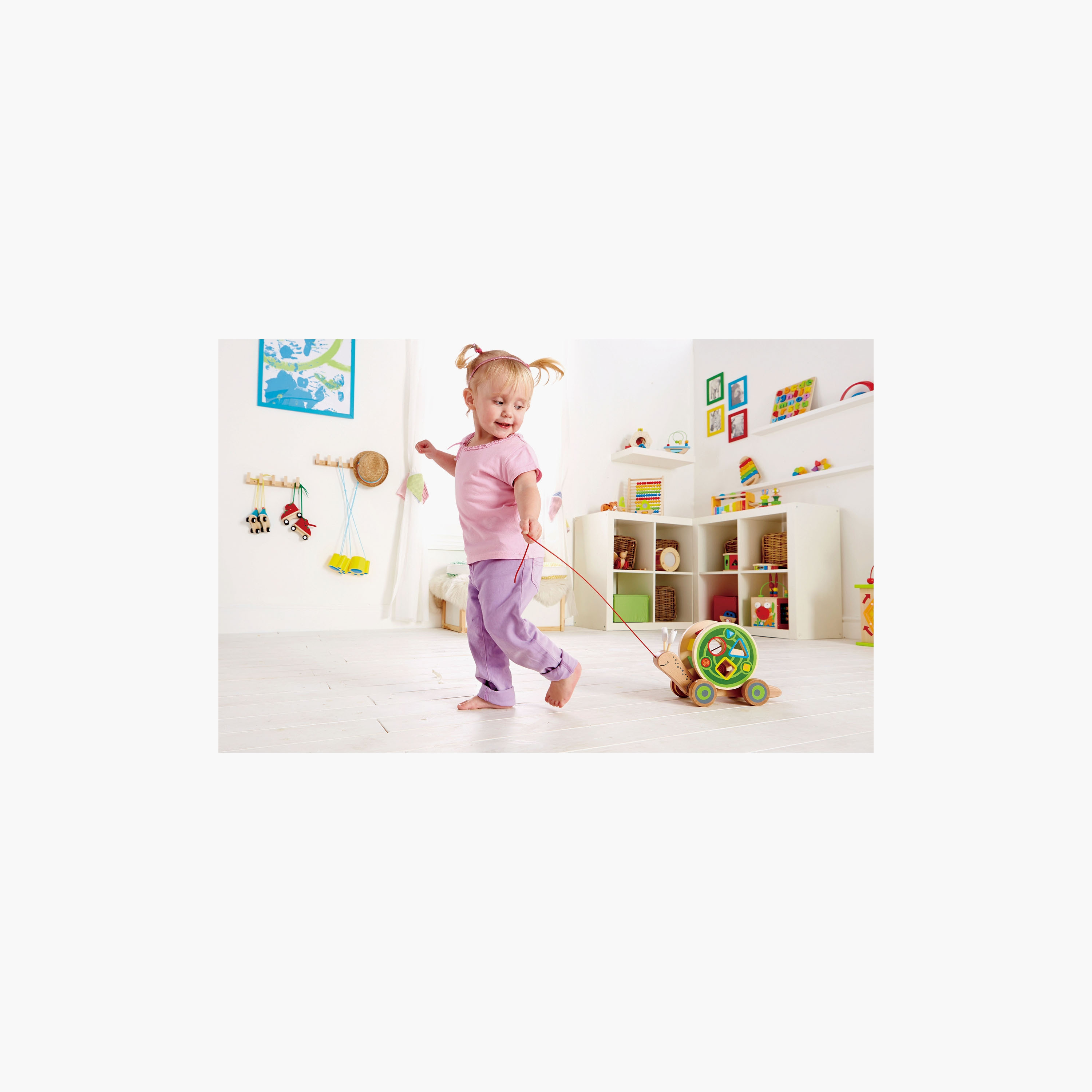 حلزون يسحب للمشي مع ملحقات من هيب-toys-babyandtoddlertoys-pushandpulltoys-image-6