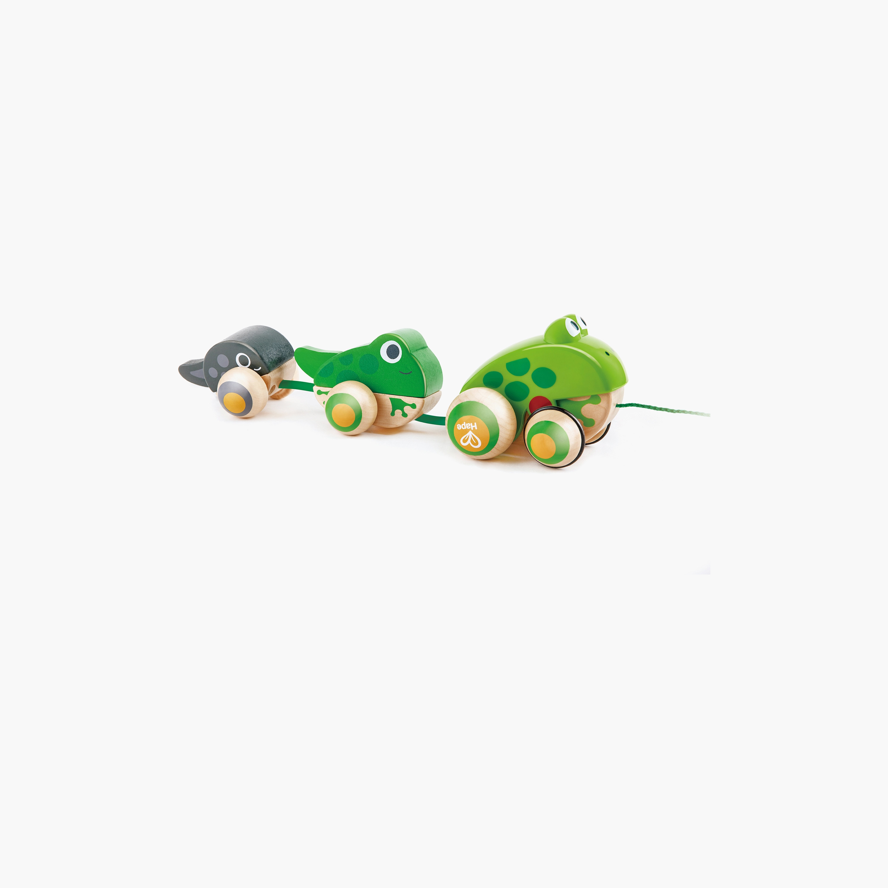 Hape Pull-Along with Frog Family Toy-toys-babyandtoddlertoys-pushandpulltoys-image-3