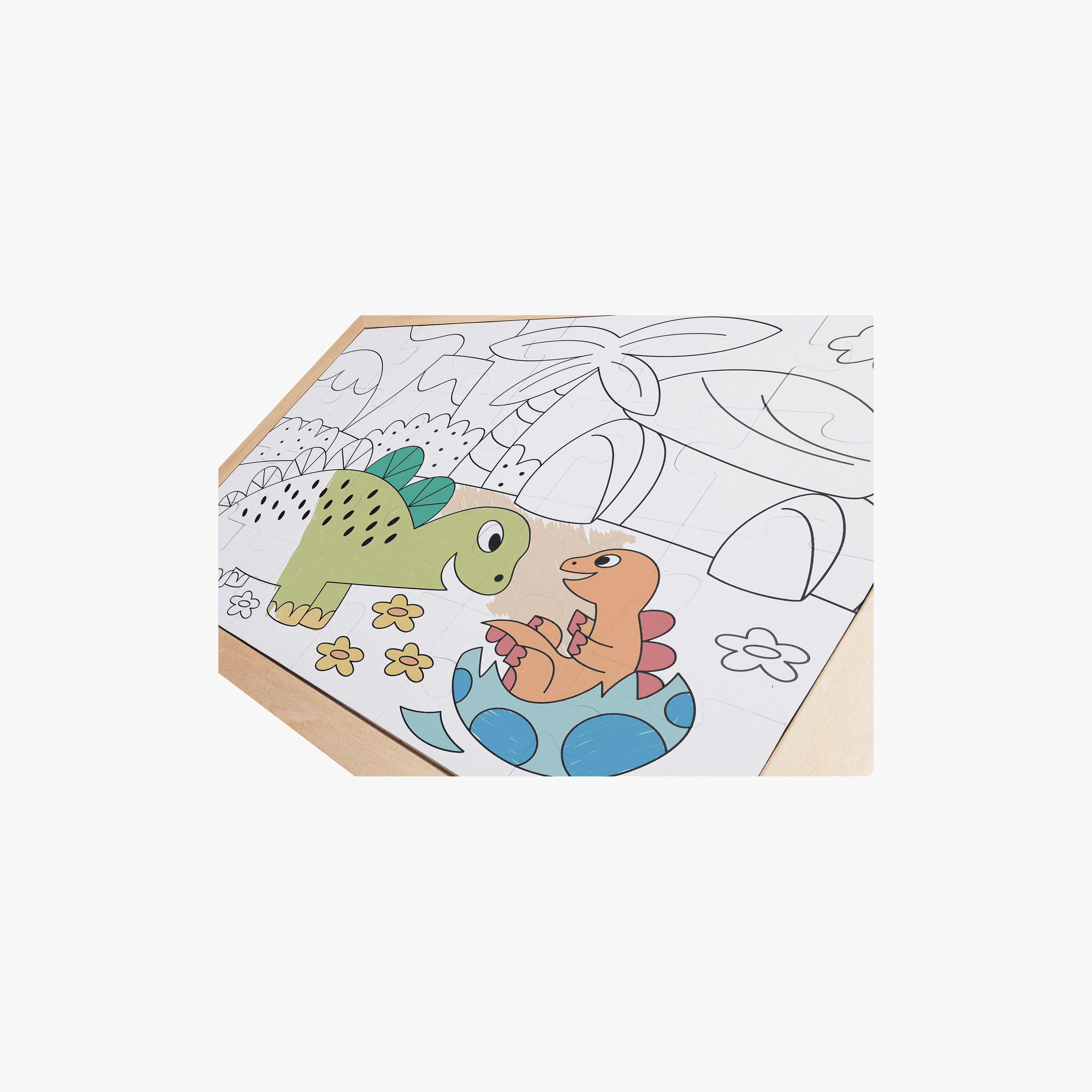 Hape Dino Colouring Jigsaw Puzzle-toys-indoortoys-puzzles-image-6