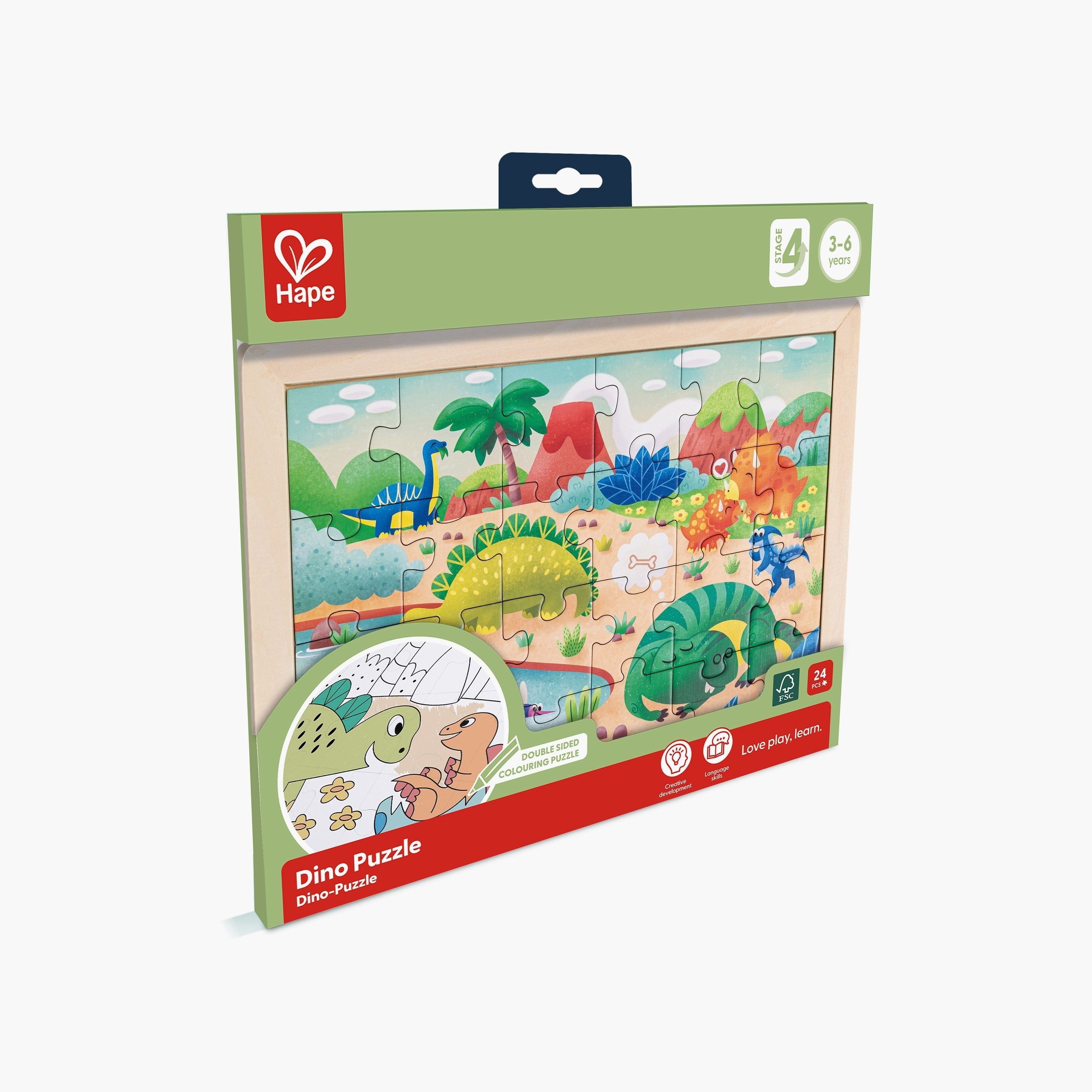 Hape Dino Colouring Jigsaw Puzzle-toys-indoortoys-puzzles-image-7