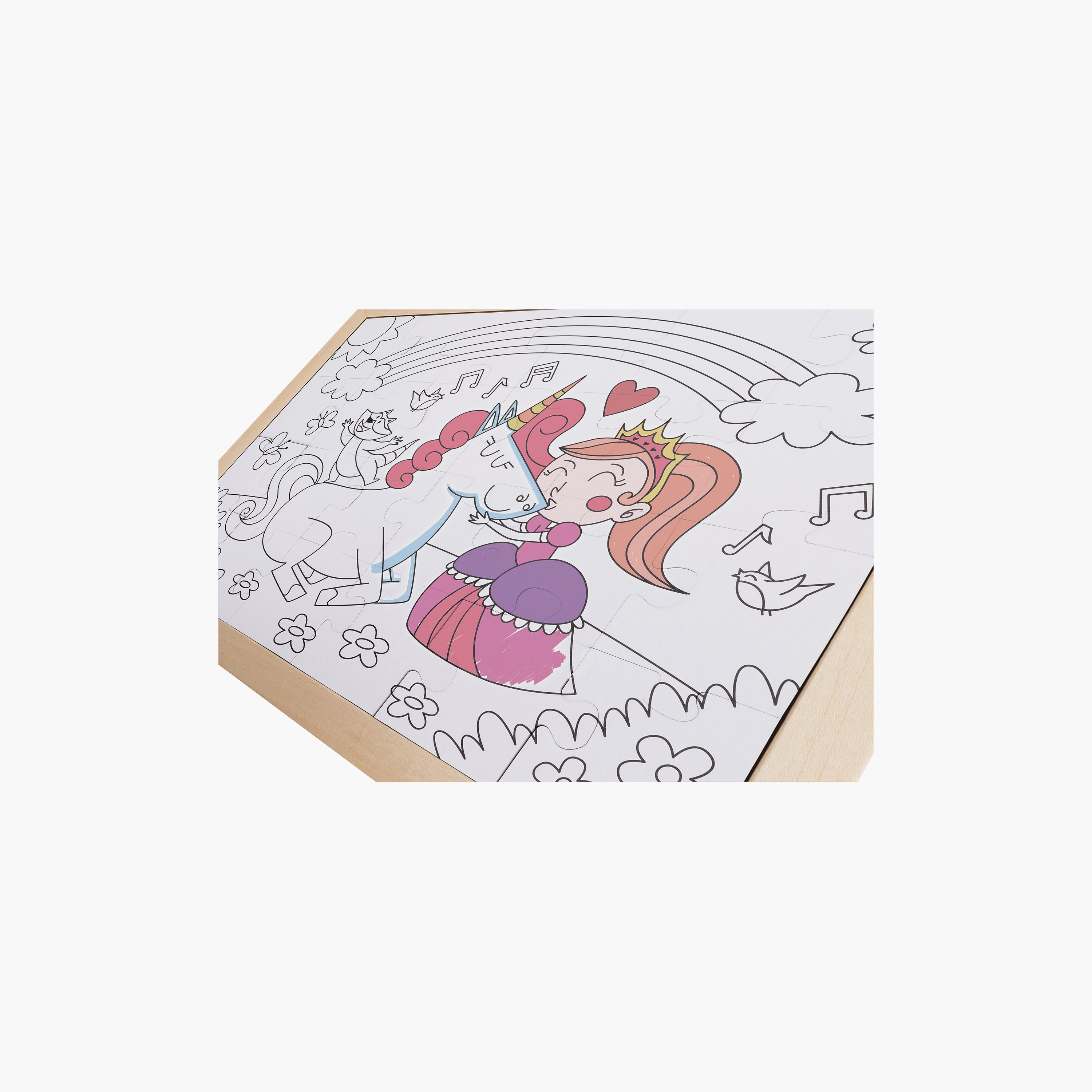 Hape Unicorn Colouring Jigsaw Puzzle-toys-indoortoys-puzzles-image-6