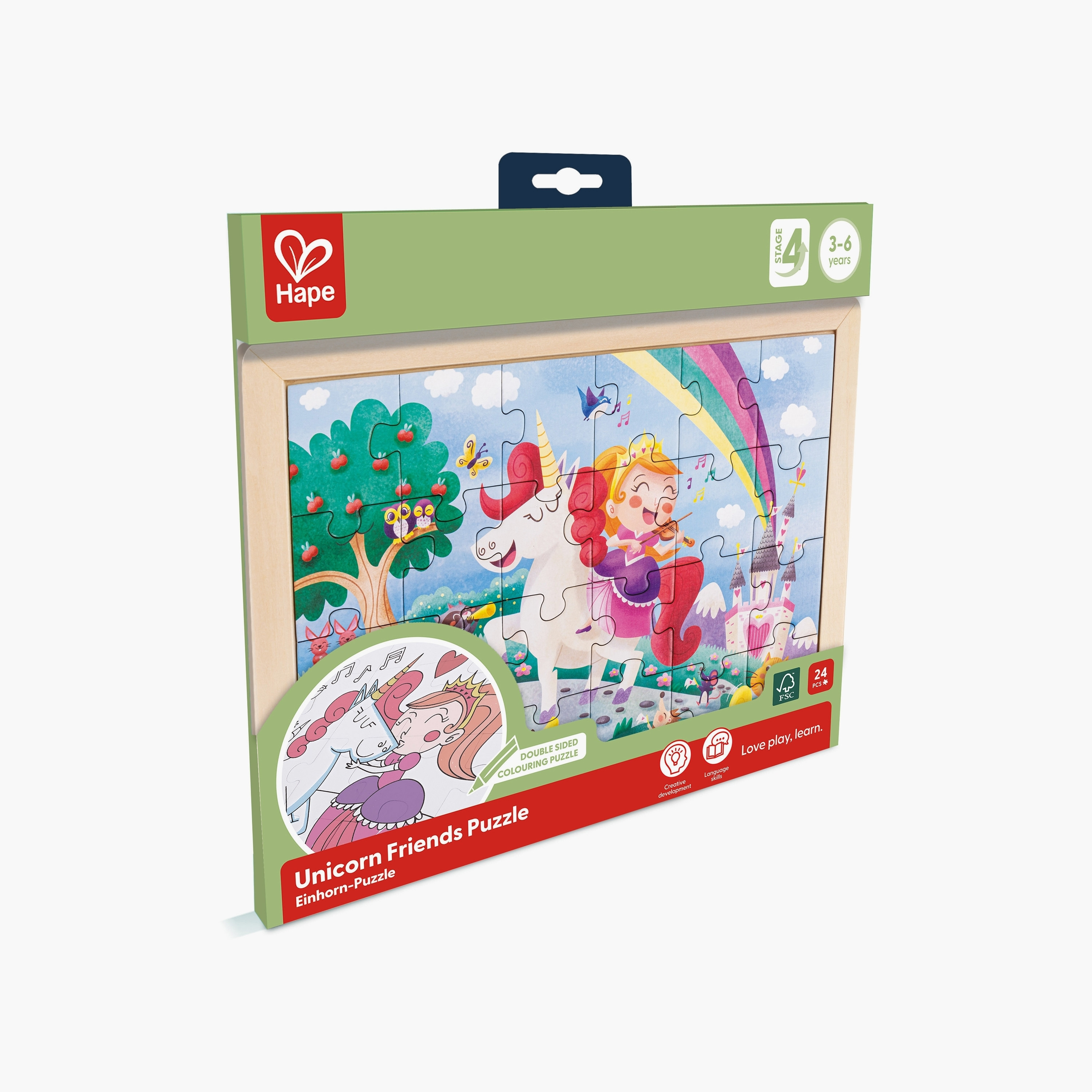 Hape Unicorn Colouring Jigsaw Puzzle-toys-indoortoys-puzzles-image-7