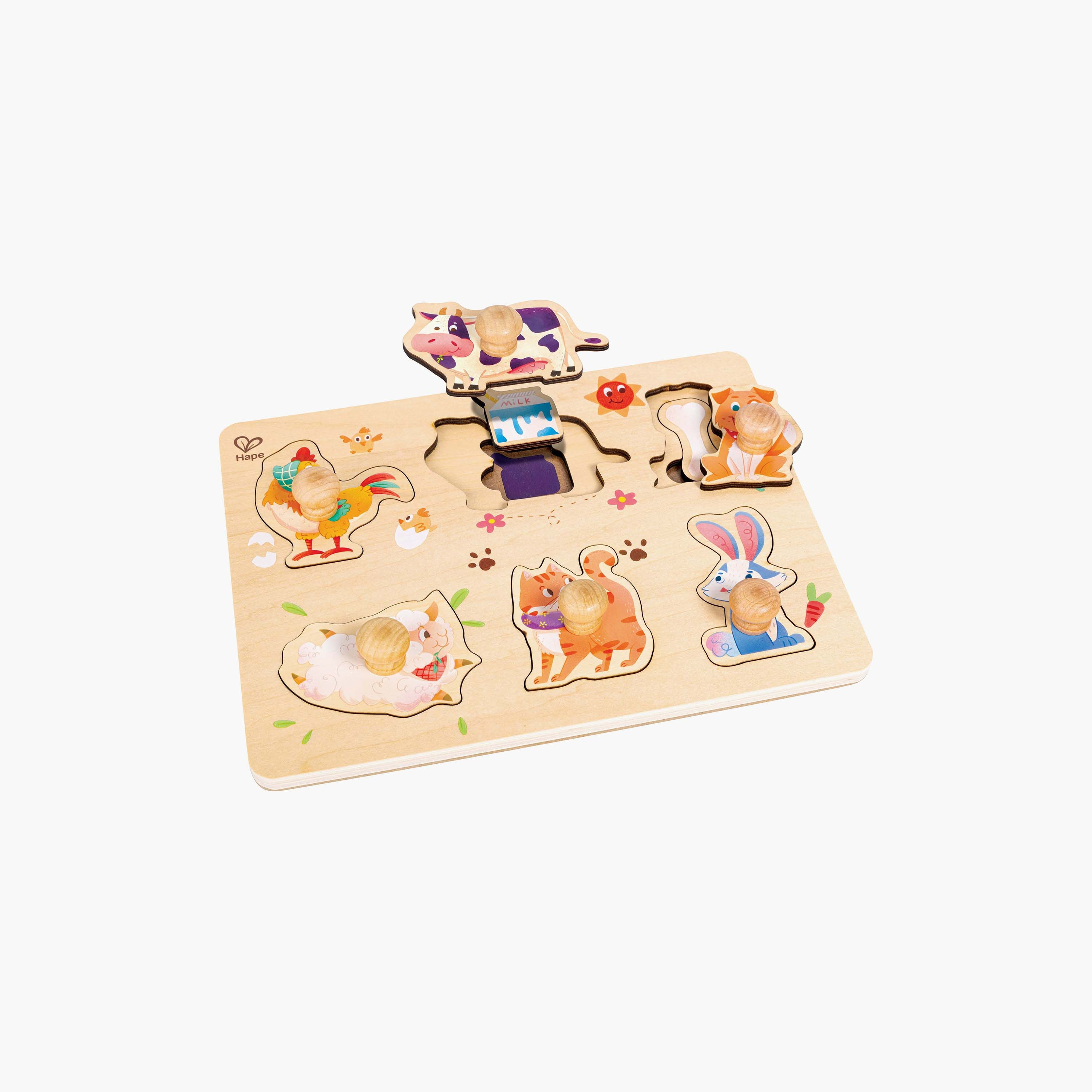 Hape Farmyard Layer Puzzle-toys-indoortoys-puzzles-image-1