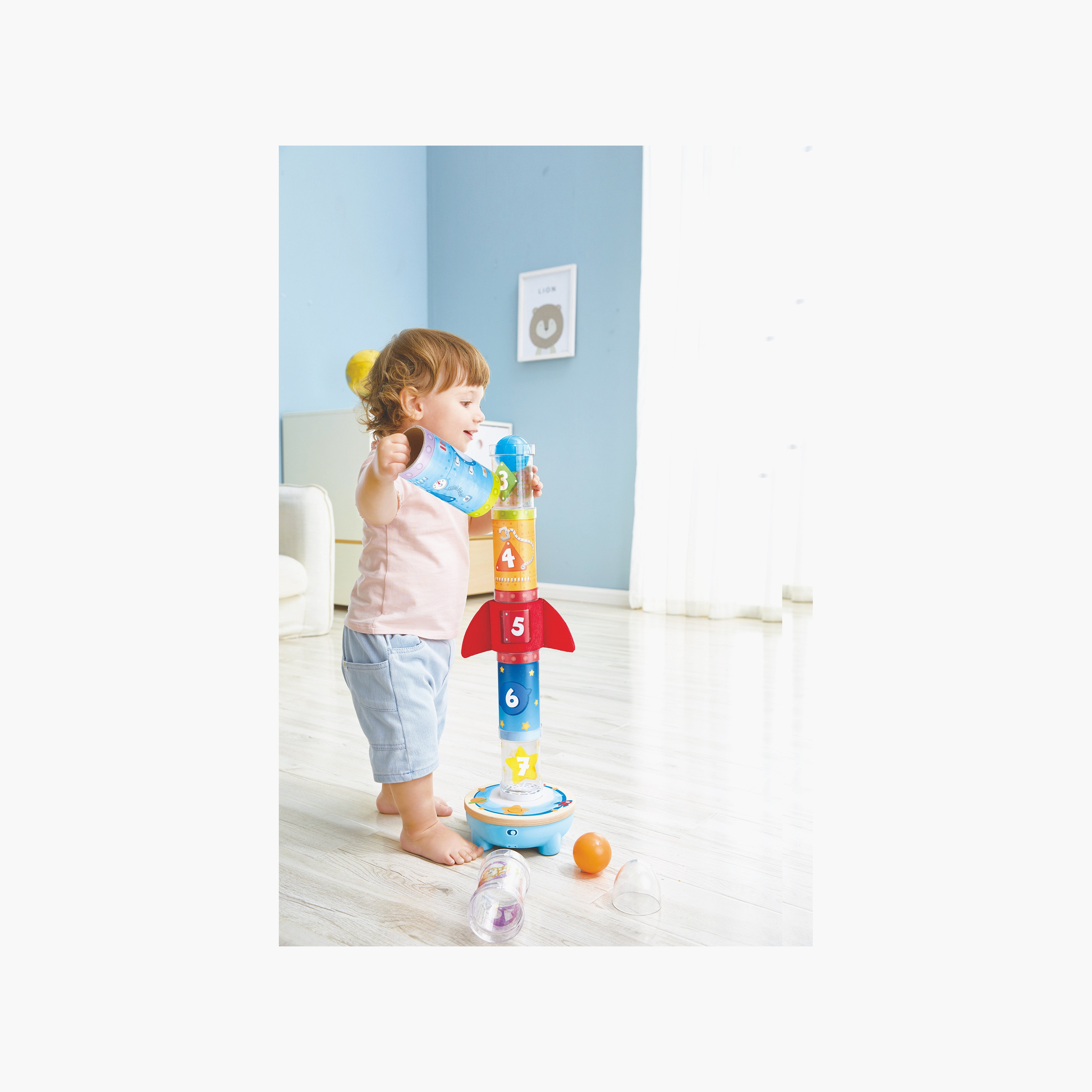Hape Rocket Ball Air Stacker-toys-babyandtoddlertoys-stackingandnestingtoys-image-9