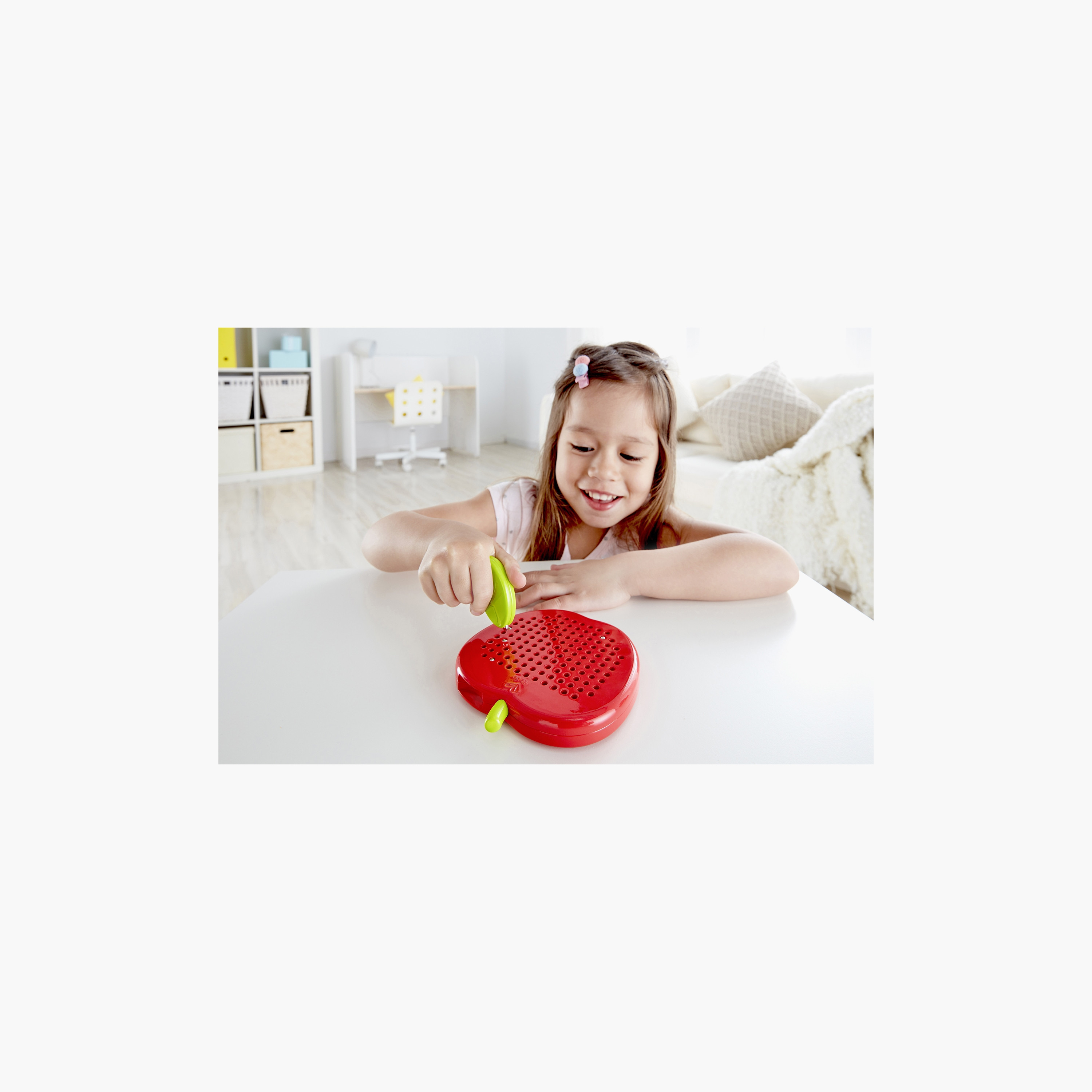 Hape Apple Shaped Magnetic Drawing Board-toys-buildingblocks-magnetictoys-image-2
