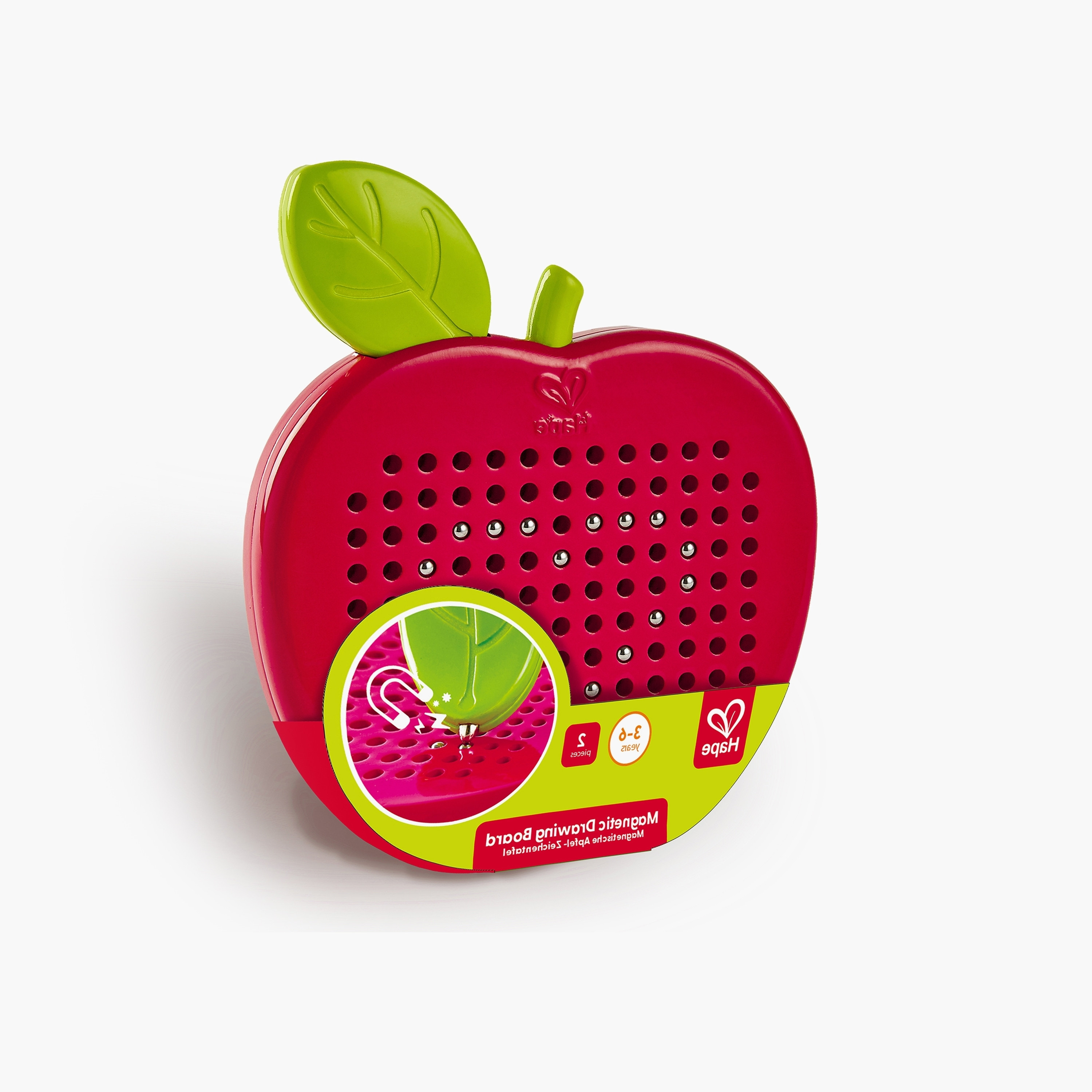 Hape Apple Shaped Magnetic Drawing Board-toys-buildingblocks-magnetictoys-image-3