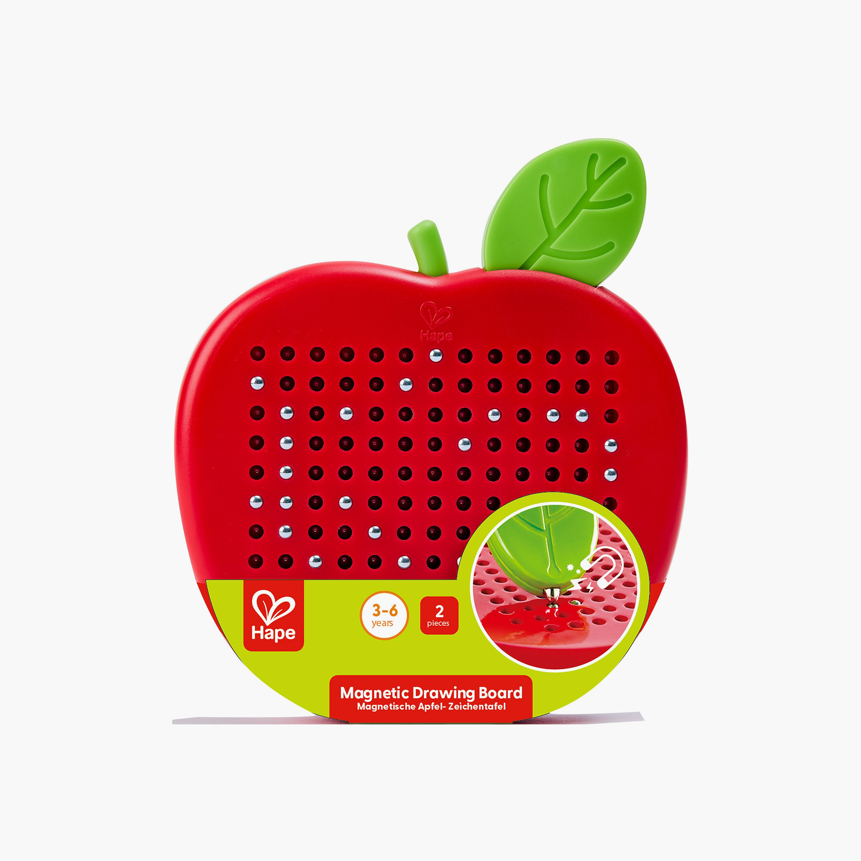 Hape Apple Shaped Magnetic Drawing Board-toys-buildingblocks-magnetictoys-image-5