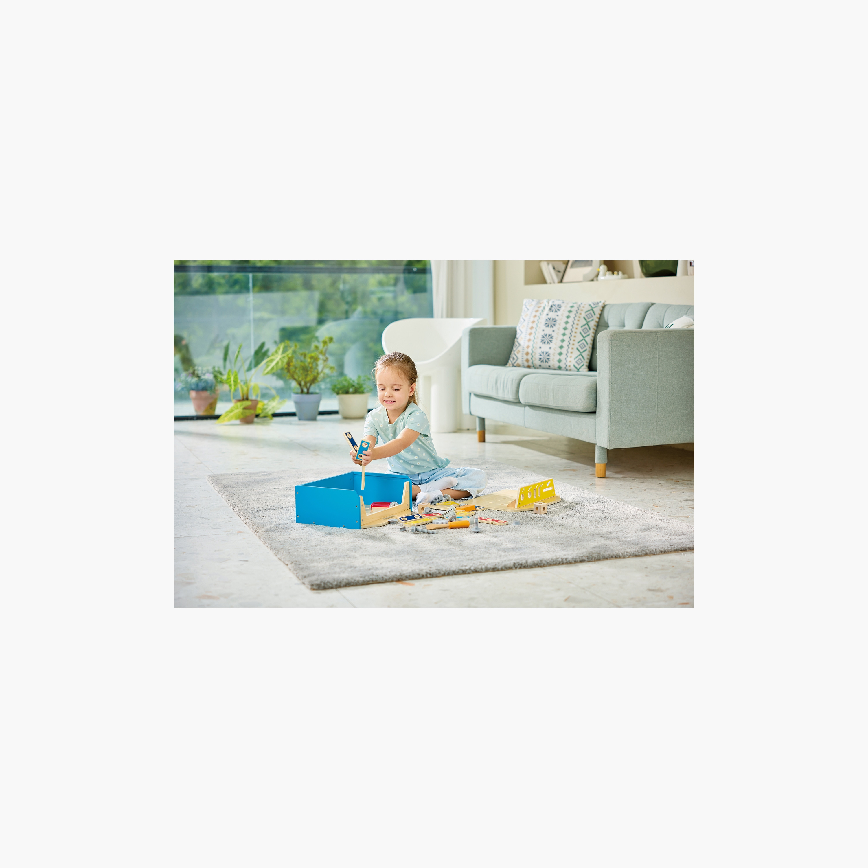 Hape Little Engineer's Wooden Workbench with Accessories-toys-babyandtoddlertoys-learningtoys-image-7