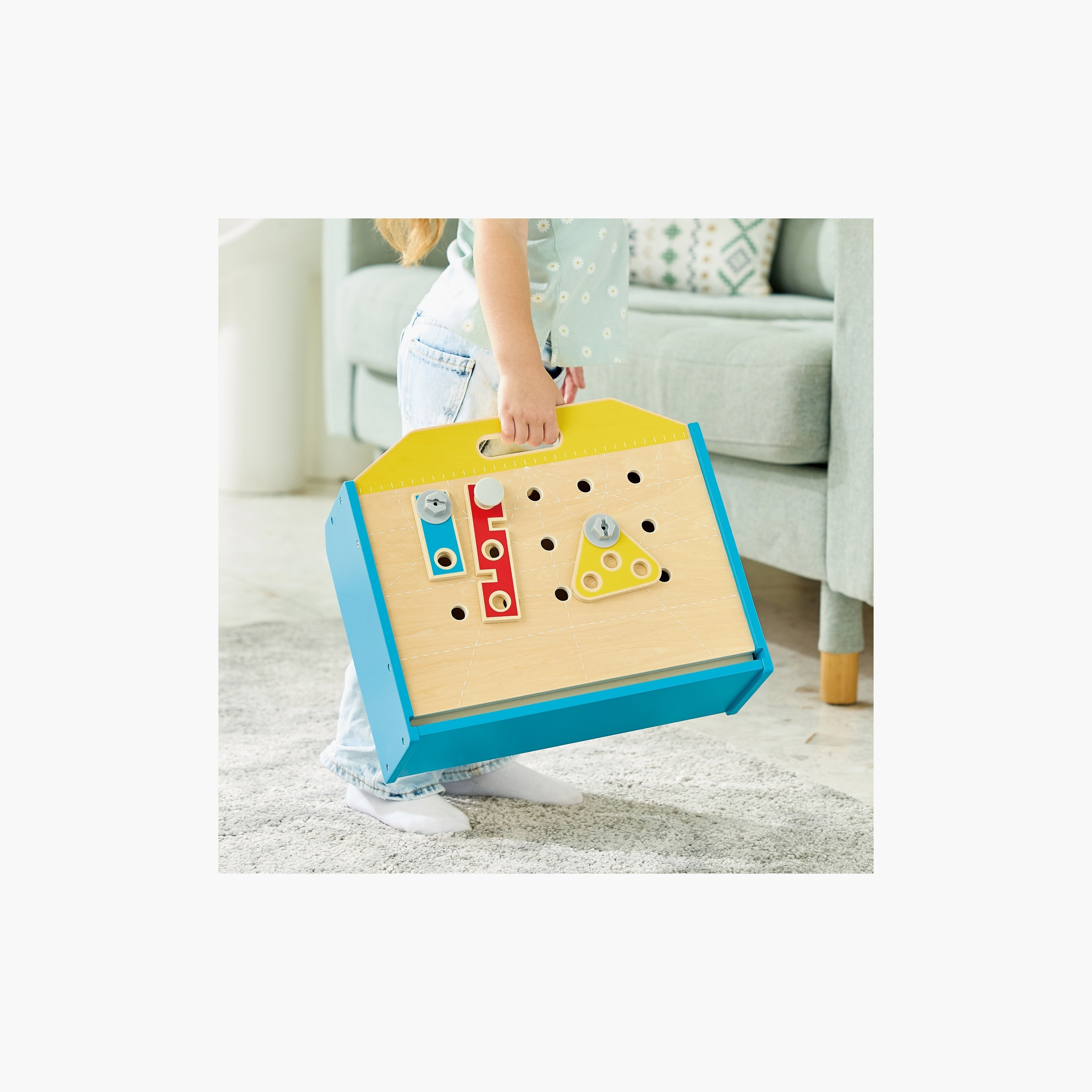 Hape Little Engineer's Wooden Workbench with Accessories-toys-babyandtoddlertoys-learningtoys-image-9