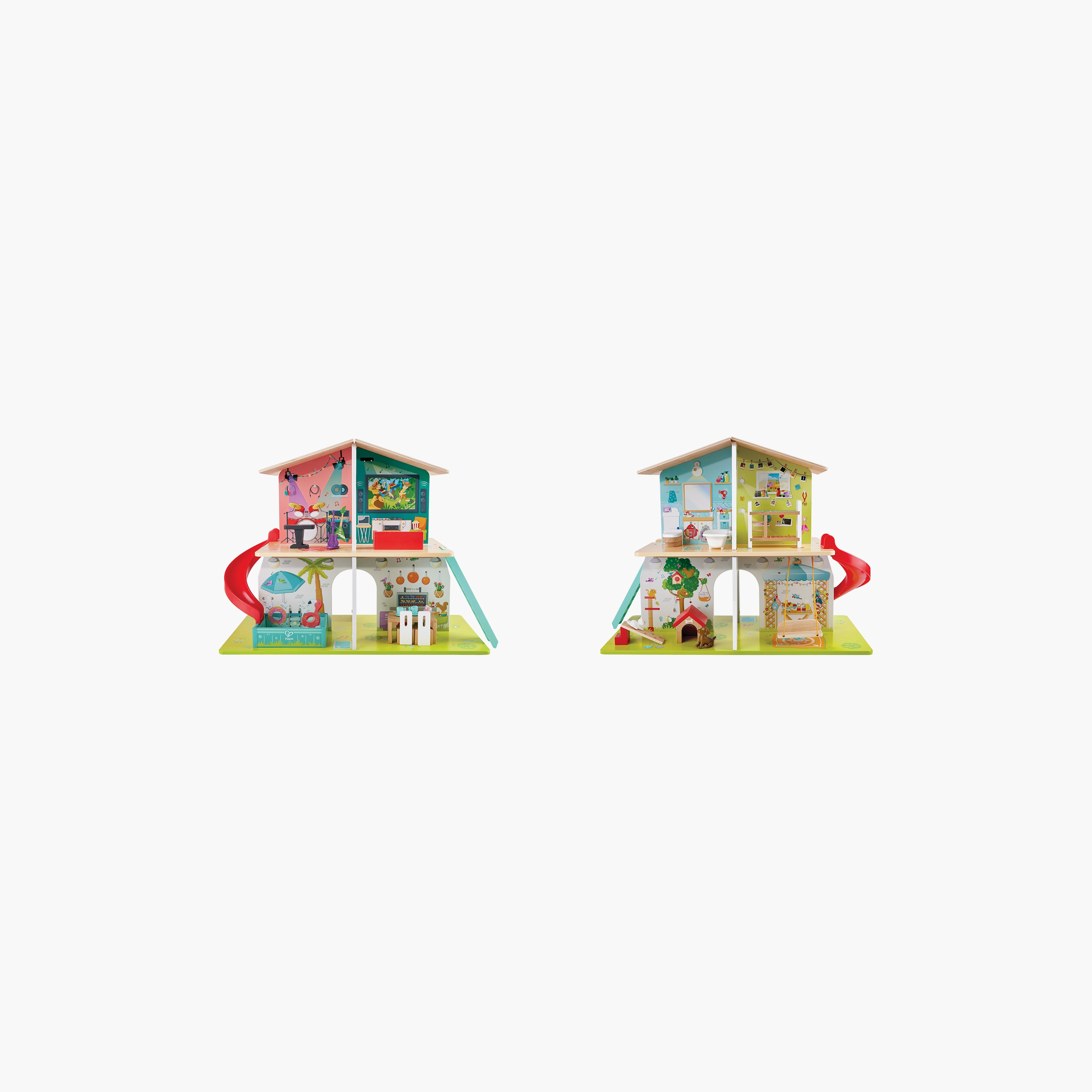 Hape Rock & Slide Wooden Dollhouse with Sound Effects-toys-dollsandplaysets-dollhouses-image-12