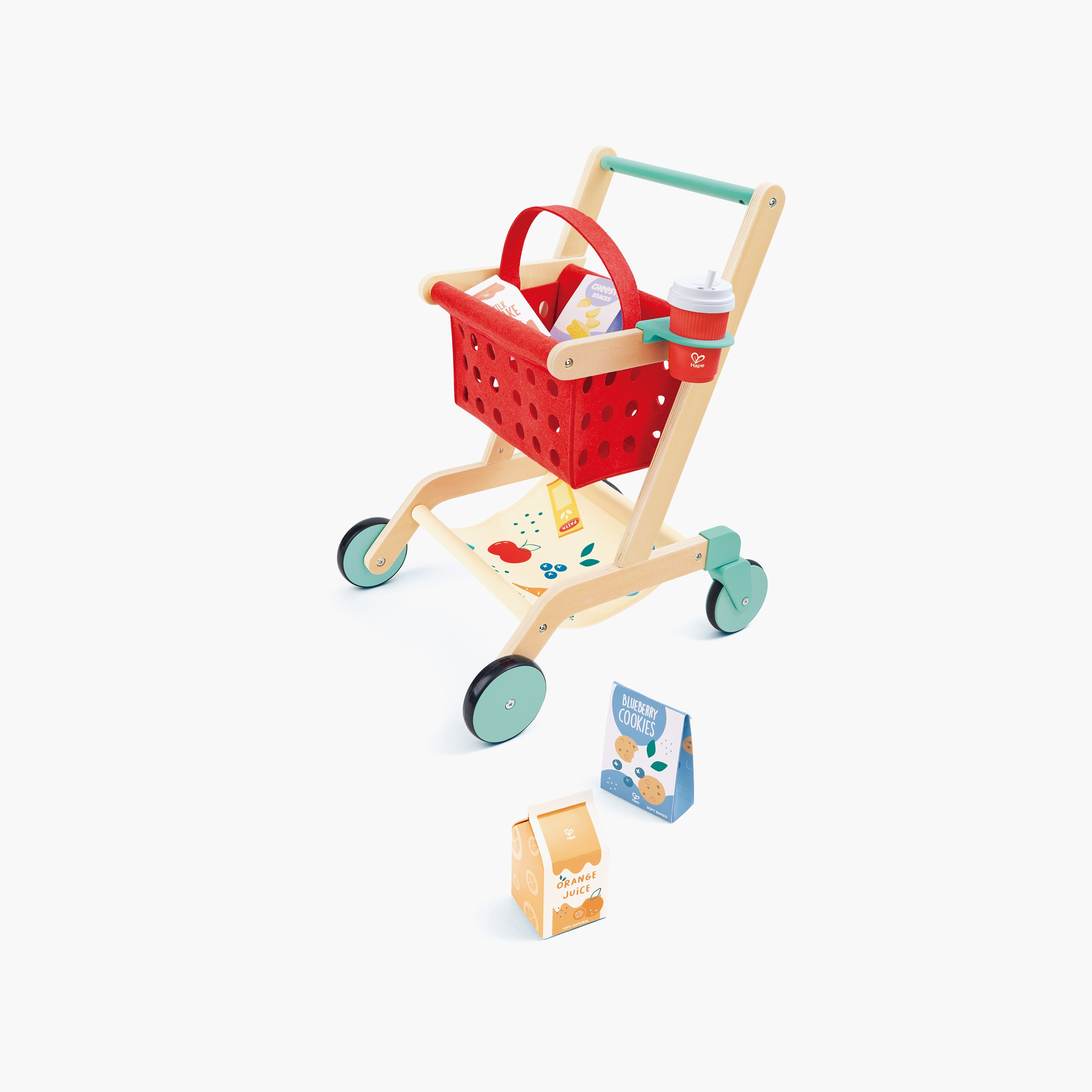 طقم عربة وسلة التسوق الصغيرة من هيب-toys-roleplay-supermarketandshoppingsets-image-1