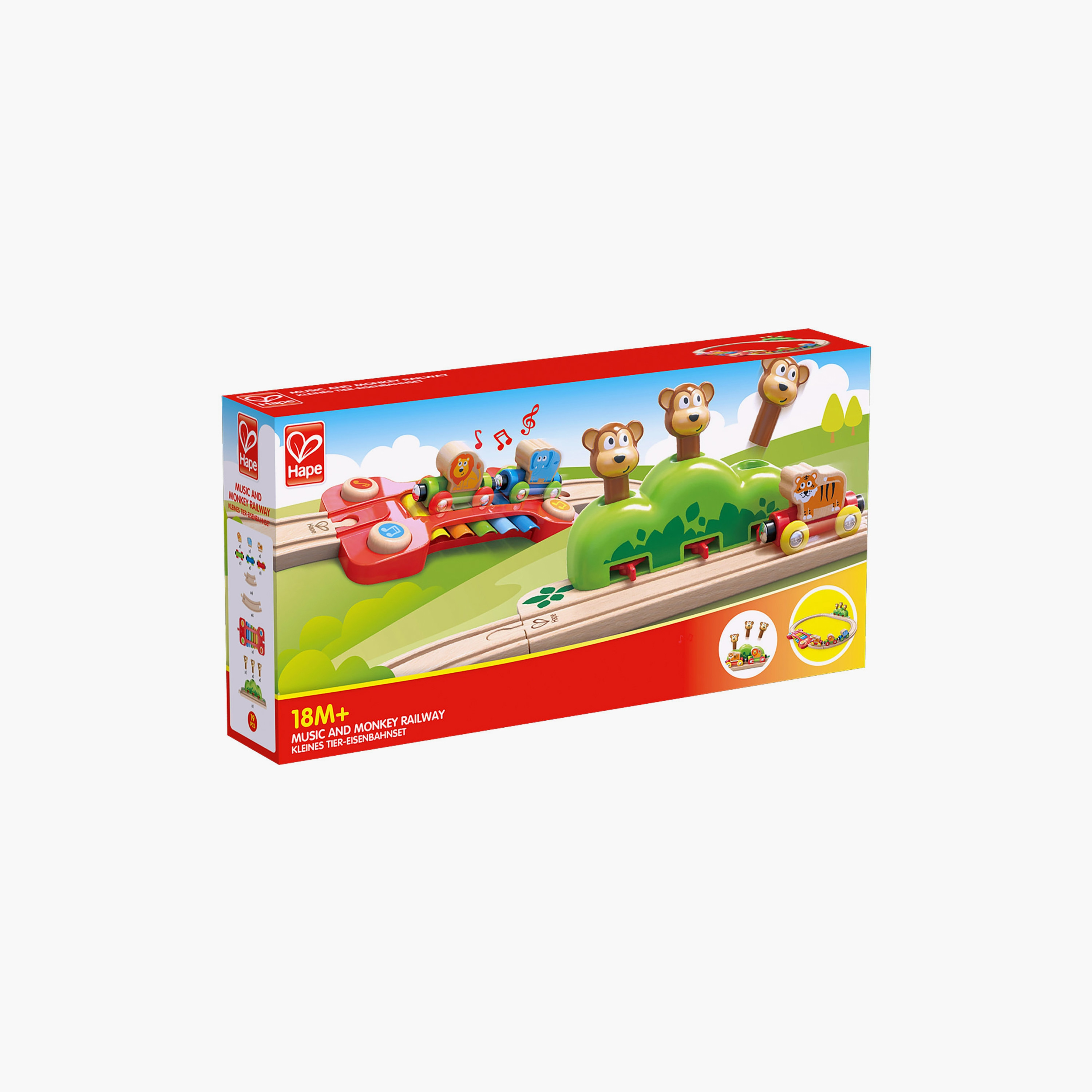 Hape Music & Monkey Wooden Railway Playset-toys-educational-musicaltoys-image-5