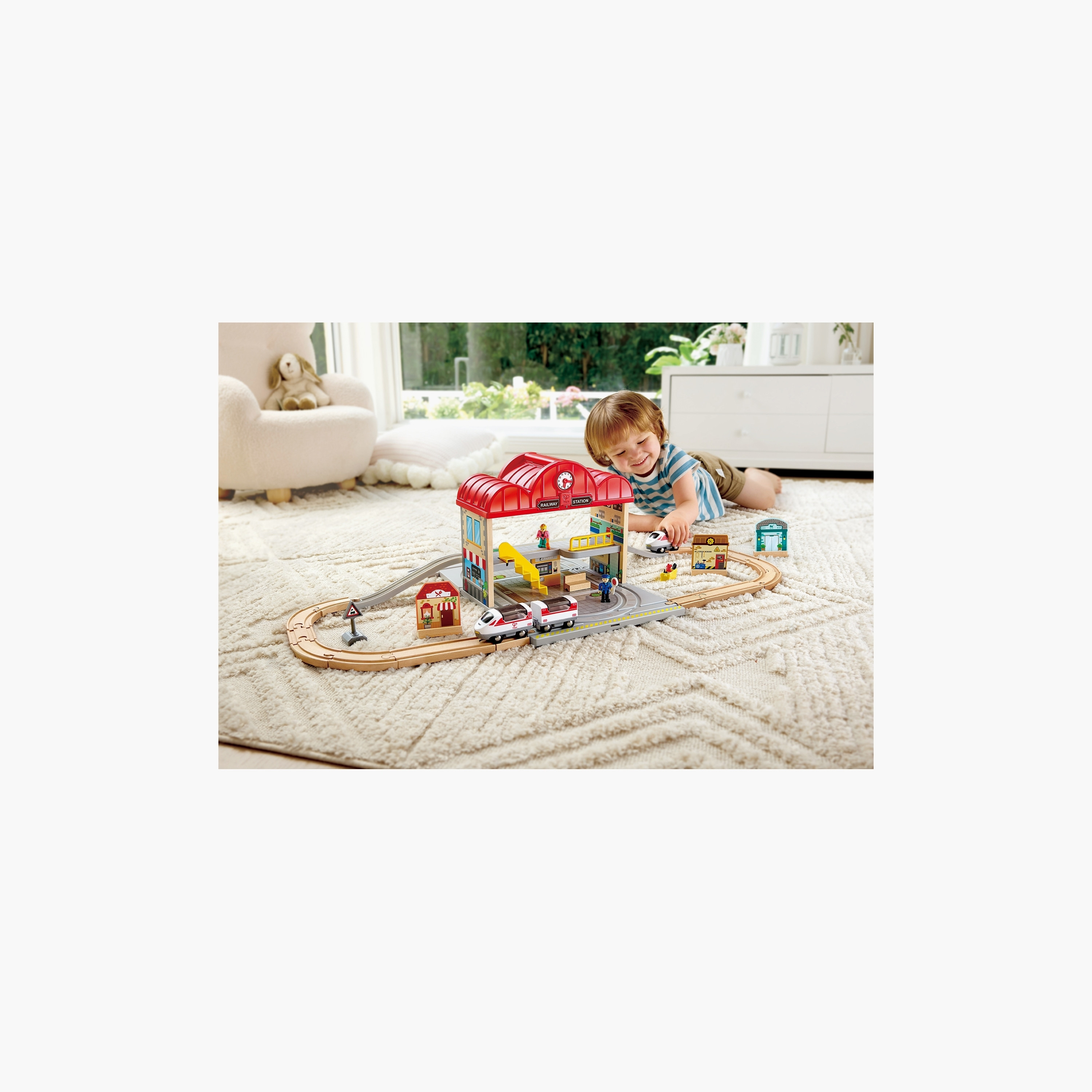 Hape Portable Train Station Set-toys-babyandtoddlertoys-learningtoys-image-12