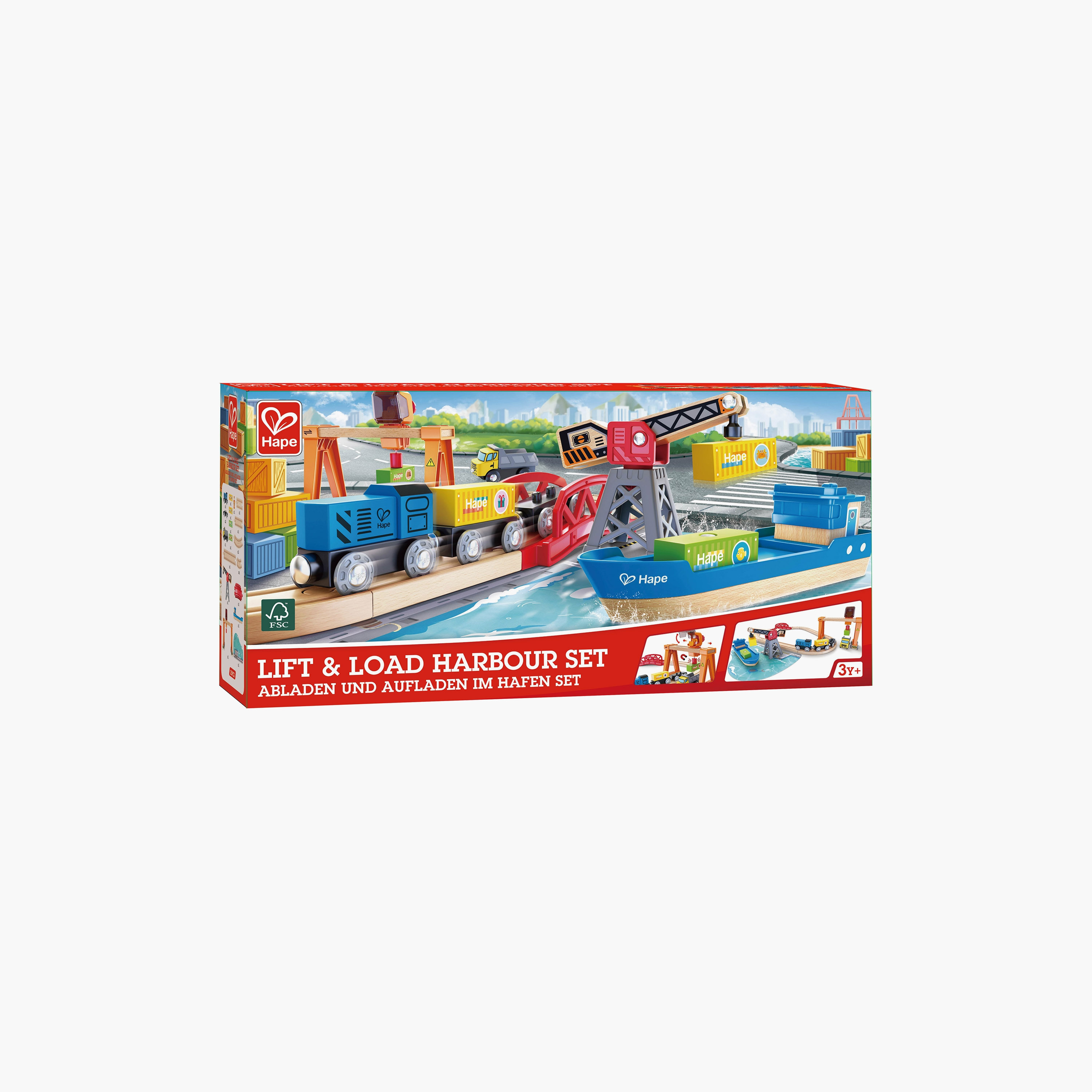 Hape Lift & Load Harbour Train Set-toys-playvehicles-vehicleplaysets-image-4