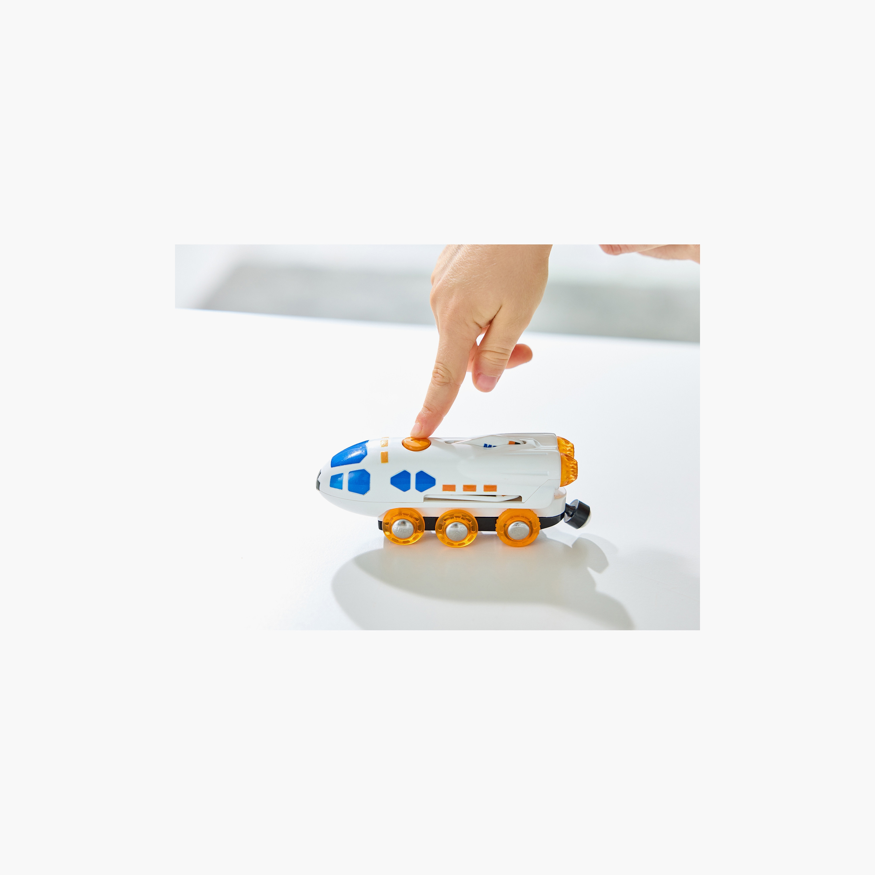 Hape 2-In-1 Space Shuttle Train Toy-toys-playvehicles-trainsandbuses-image-10