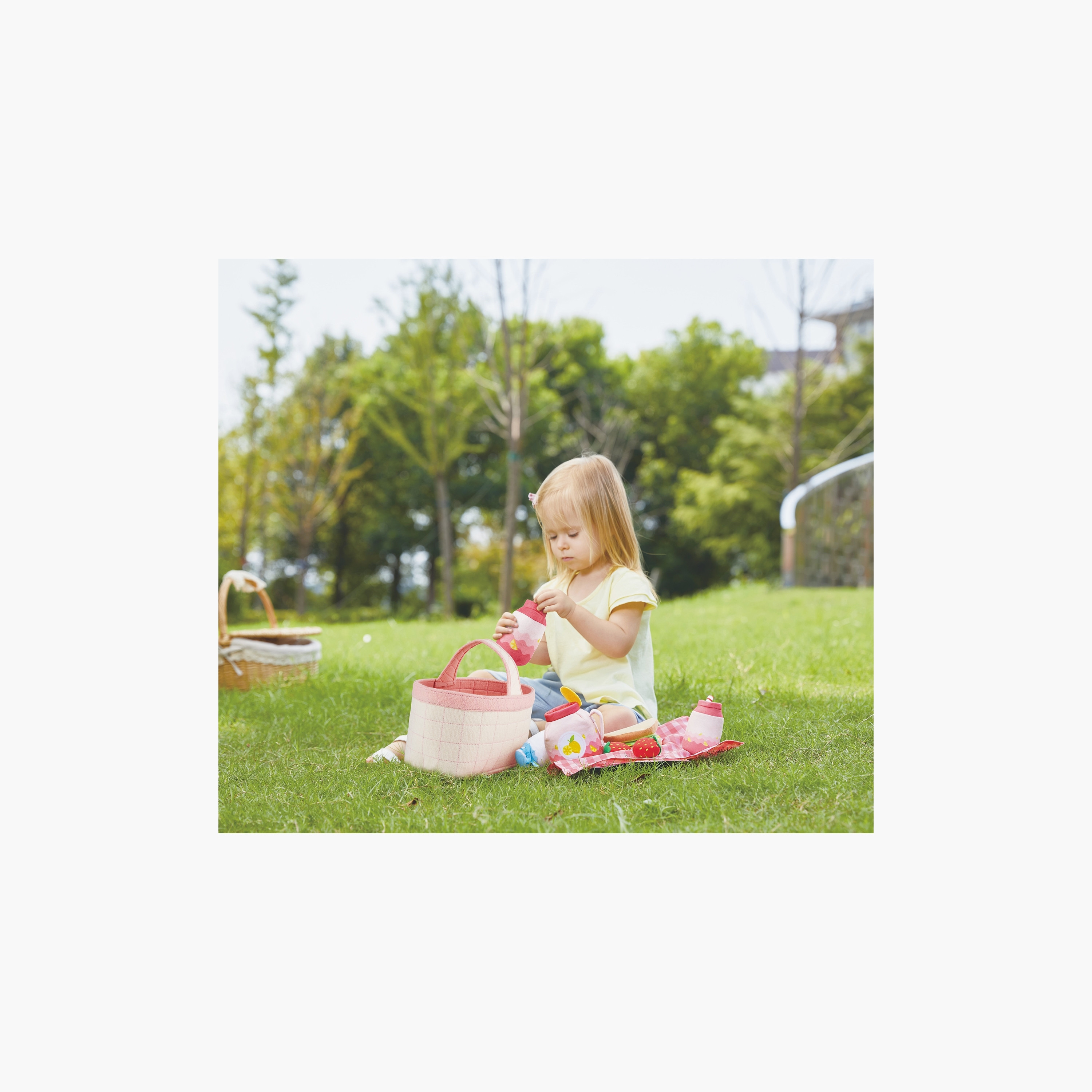 سلة نزهة للأطفال مع ملحقات من هيب-toys-roleplay-playfoods-image-2