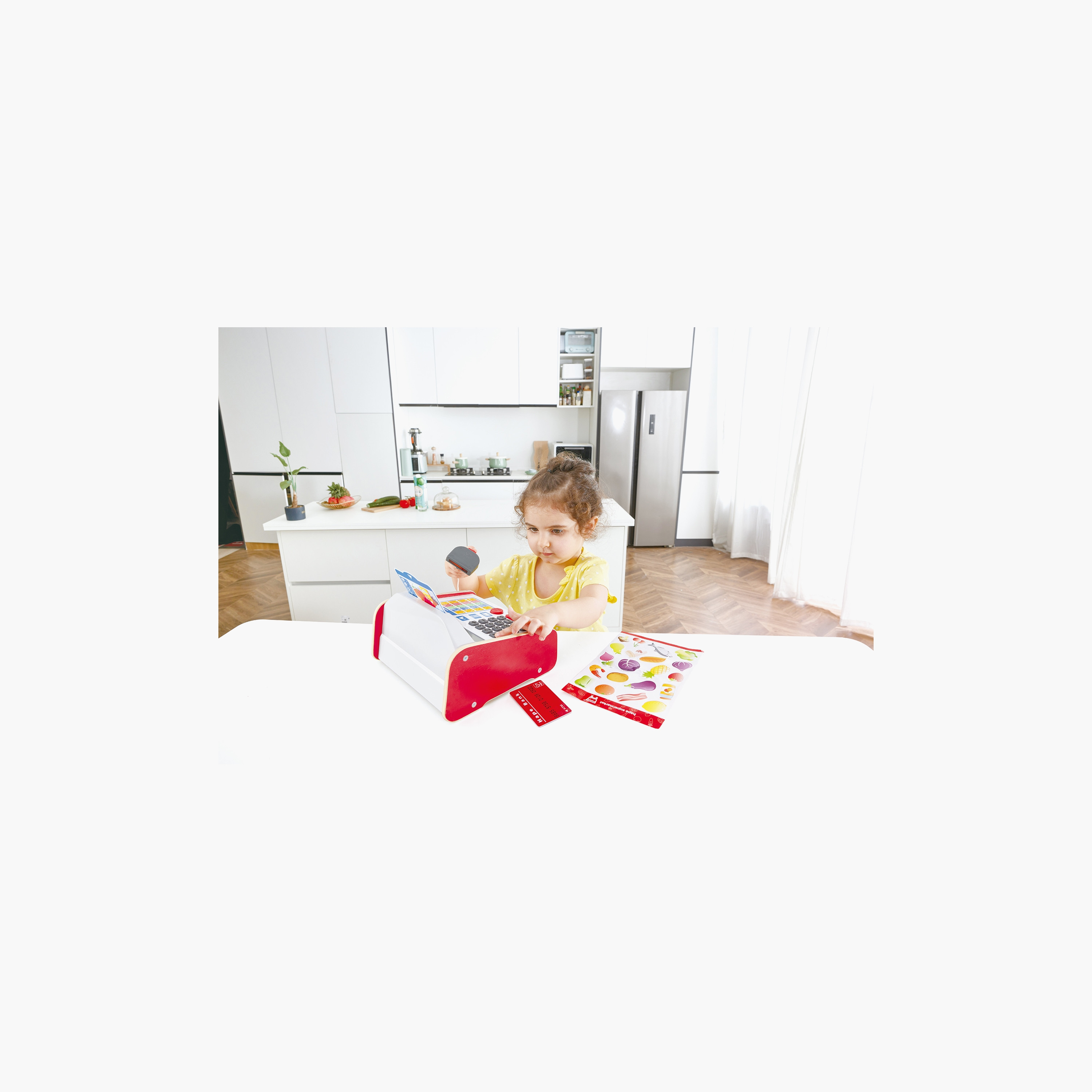 طقم لعب مطبخ مع آلة تسجيل نقد (كاشير) من هيب-toys-roleplay-kitchensets-image-5