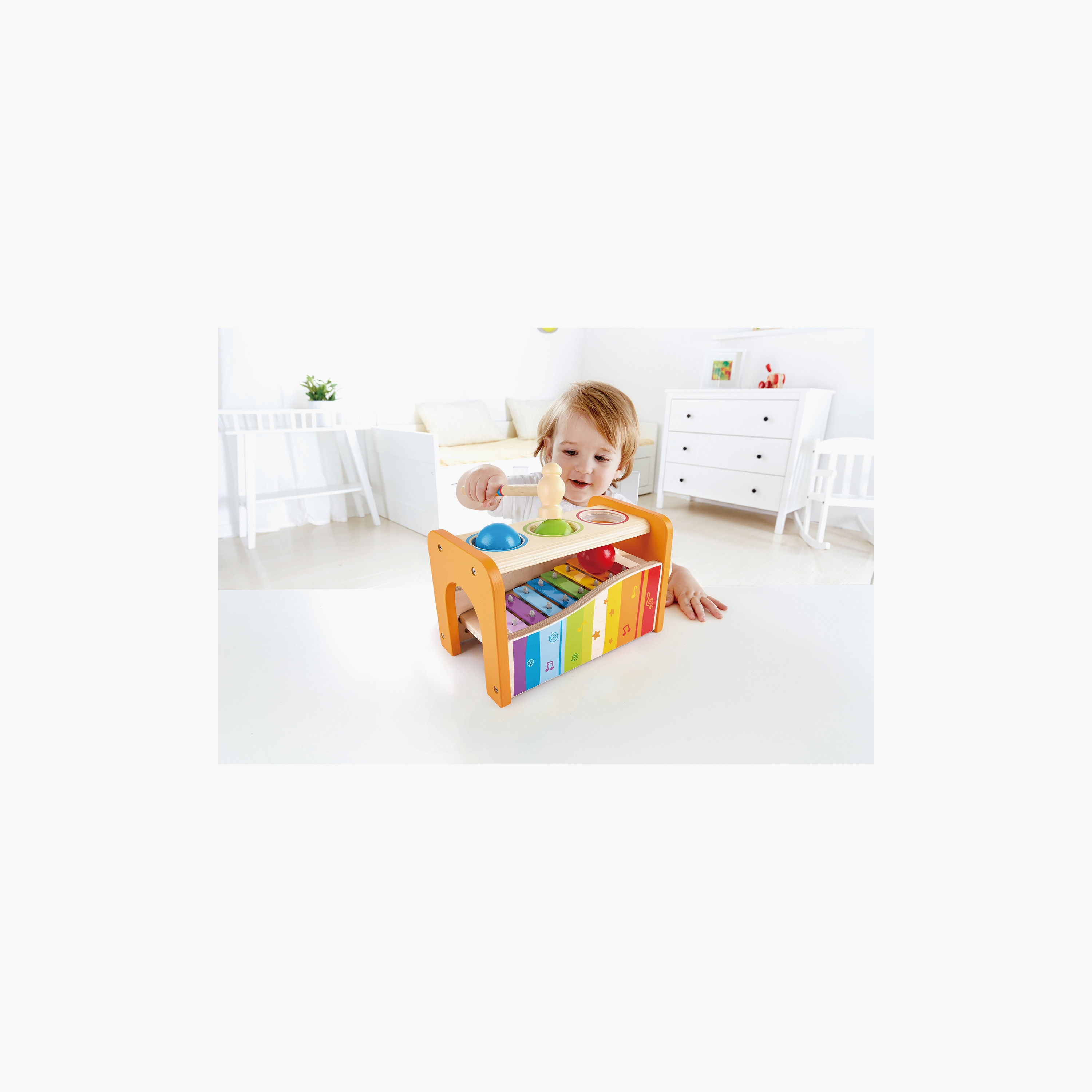 Hape Pound & Top Bench with Accessories-toys-babyandtoddlertoys-lightsandmusicaltoys-image-3
