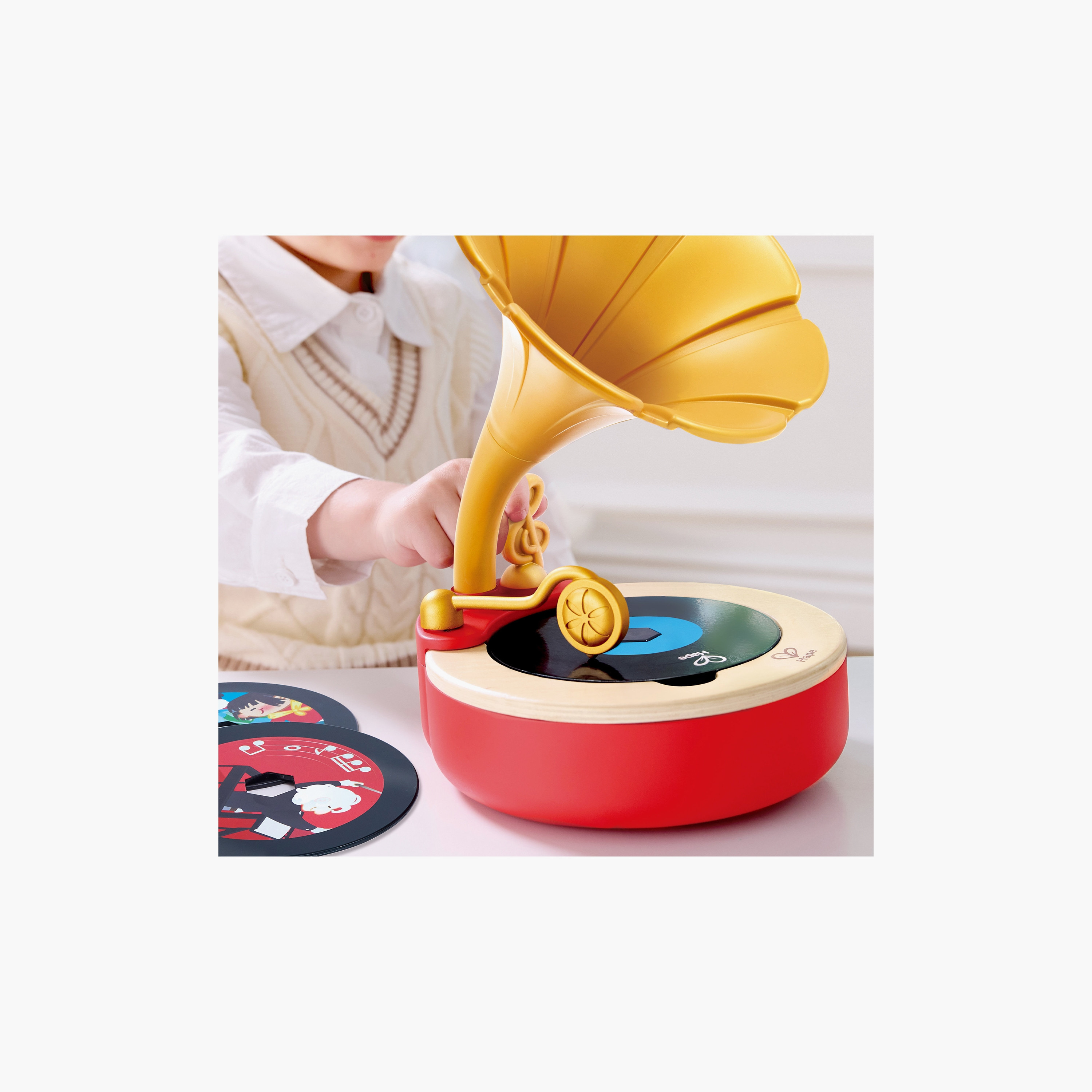 طقم فونوغراف "تيون تايم" من هيب-toys-babyandtoddlertoys-lightsandmusicaltoys-image-7