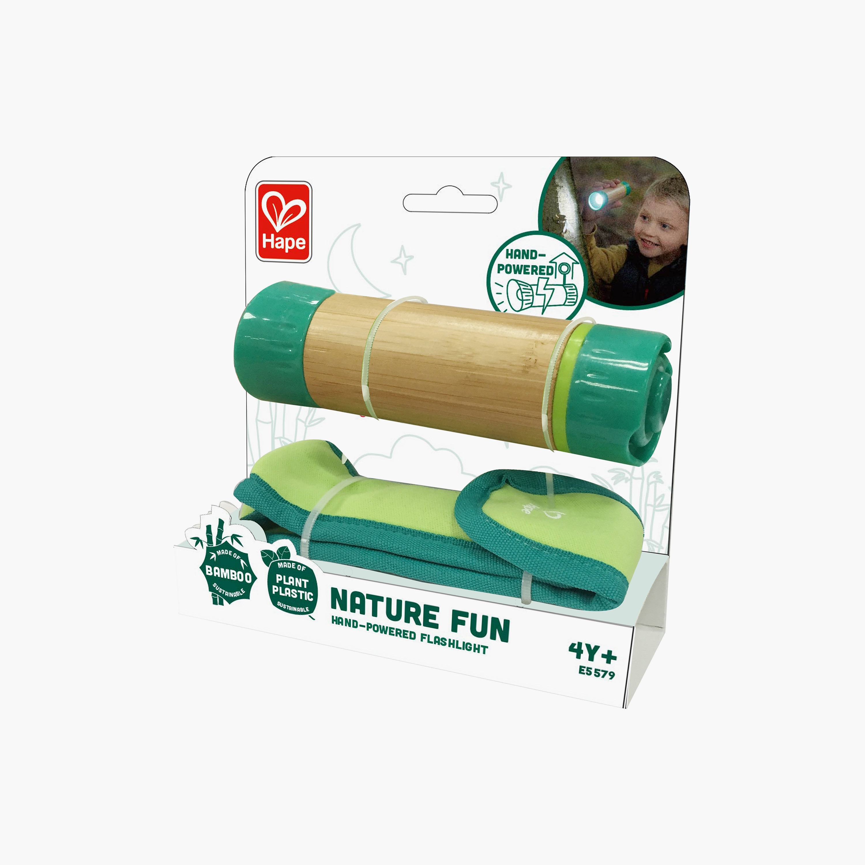 كشاف يدوي "نيتشر فن" قابل لإعادة الشحن بالطاقة اليدوية من هيب-toys-outdoor-activity-image-4
