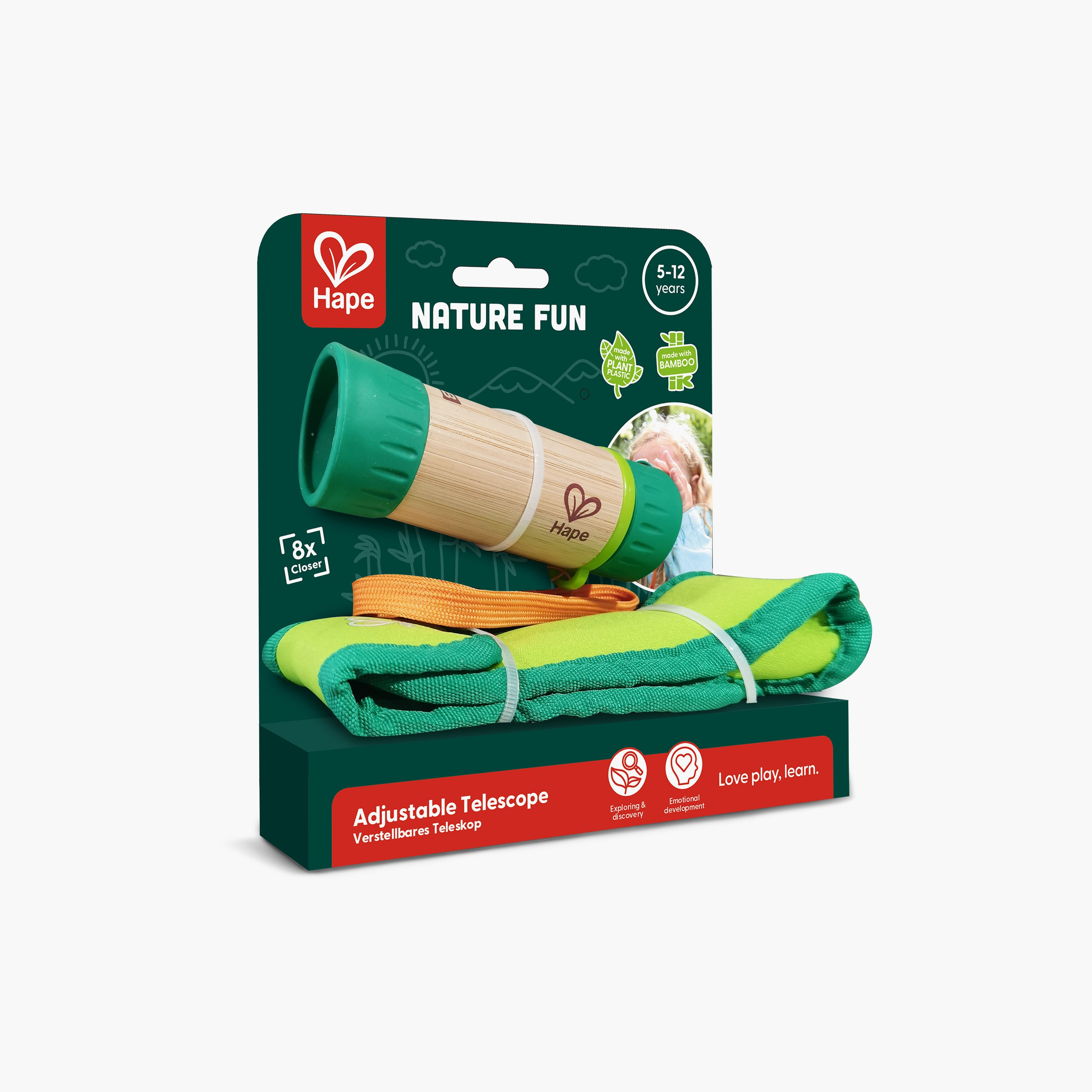 Hape Nature Fun Adjustable Bamboo Telescope-toys-outdoor-activity-image-7