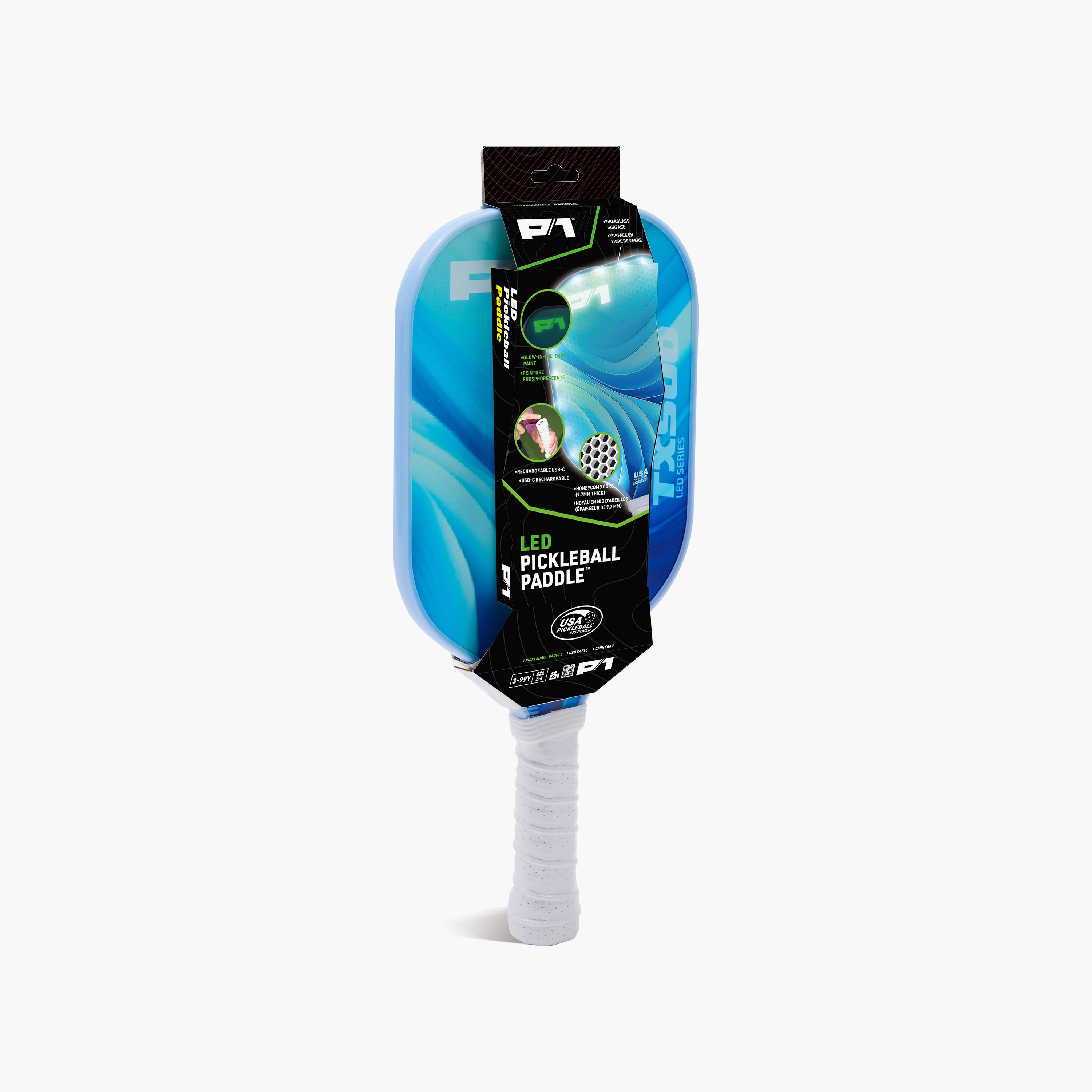 Hape LED Pickle ball Paddle-toys-outdoor-activity-image-2