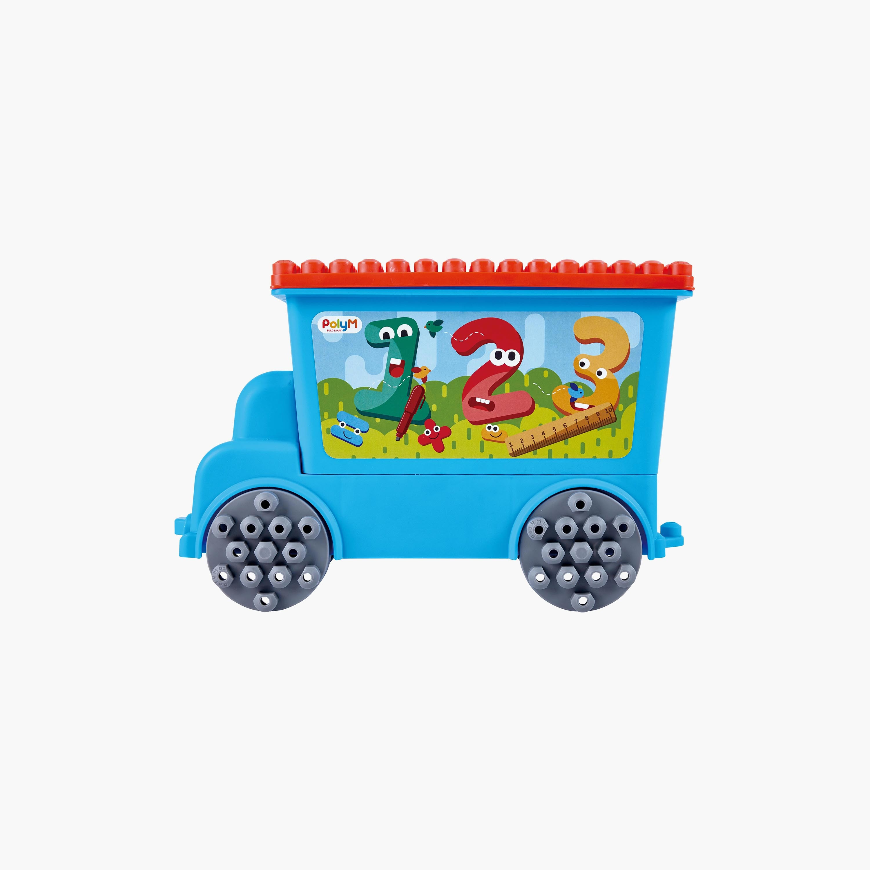 Hape Poly M Count & Play Tow Truck Building Toys Set-toys-buildingblocks-blocks-image-12