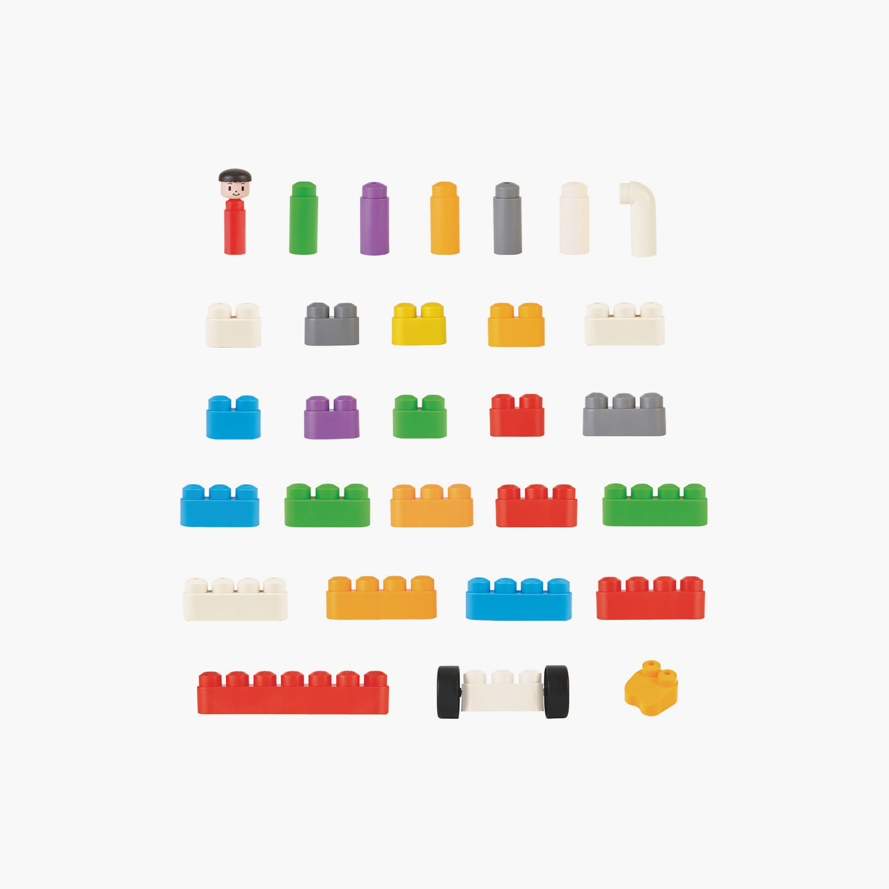 Hape Poly M Count & Play Tow Truck Building Toys Set-toys-buildingblocks-blocks-image-6