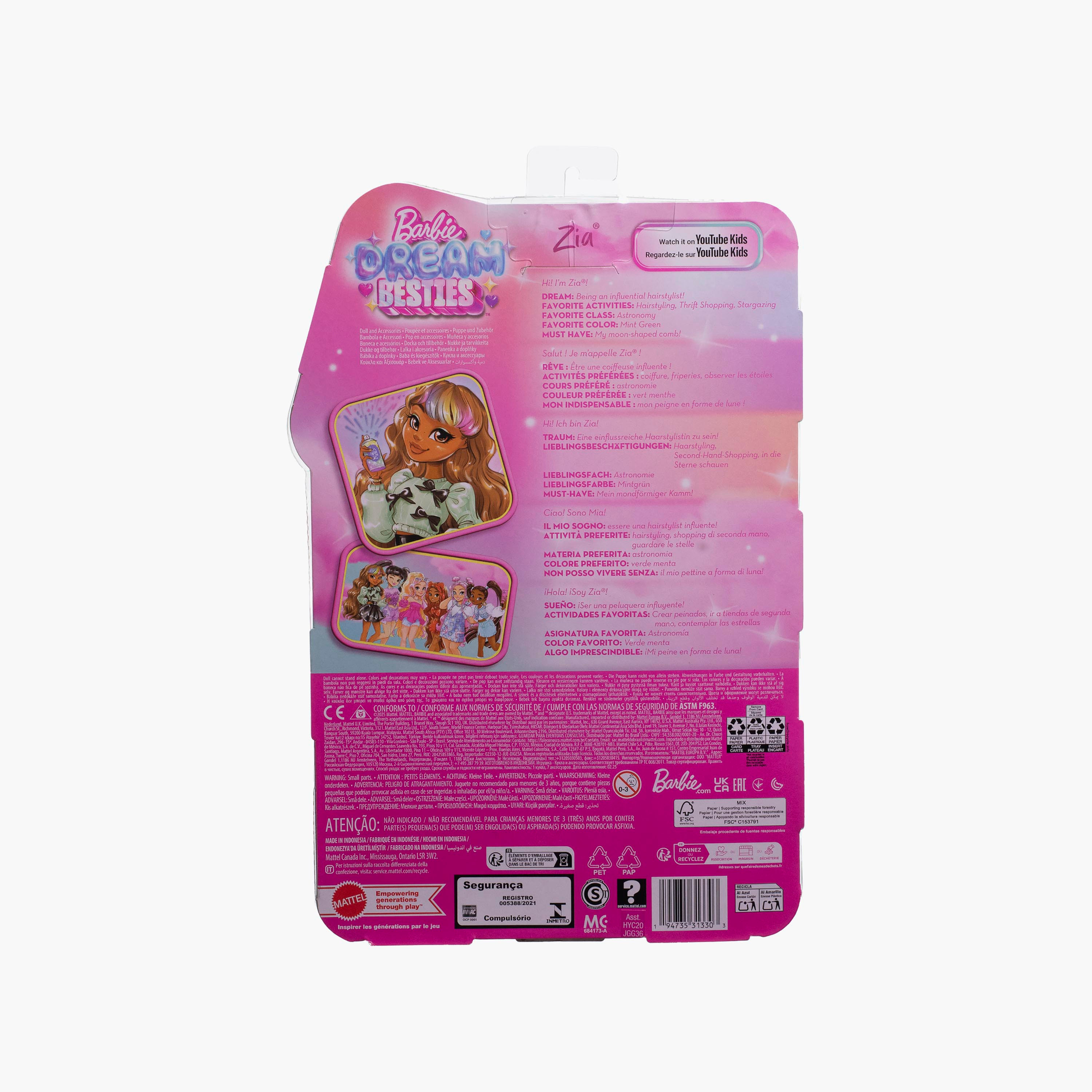 ​Barbie Dream Besties Zia Doll and Accessories-toys-dollsandplaysets-dolls-image-4