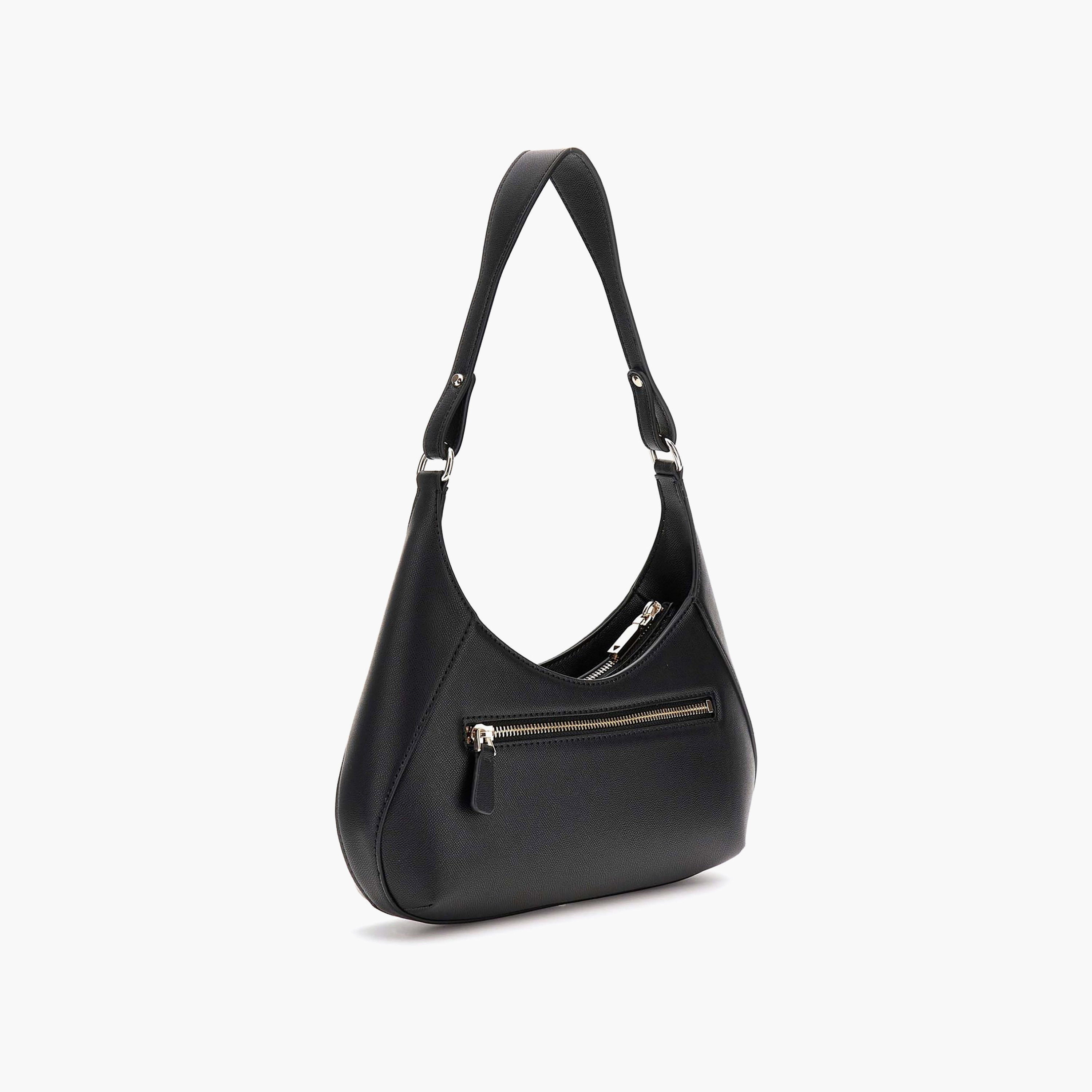 Guess Mimina Single Handle Hobo Bag with Zipper Closure and Shoulder Strap-women-bagsandwallets-handbags-image-2