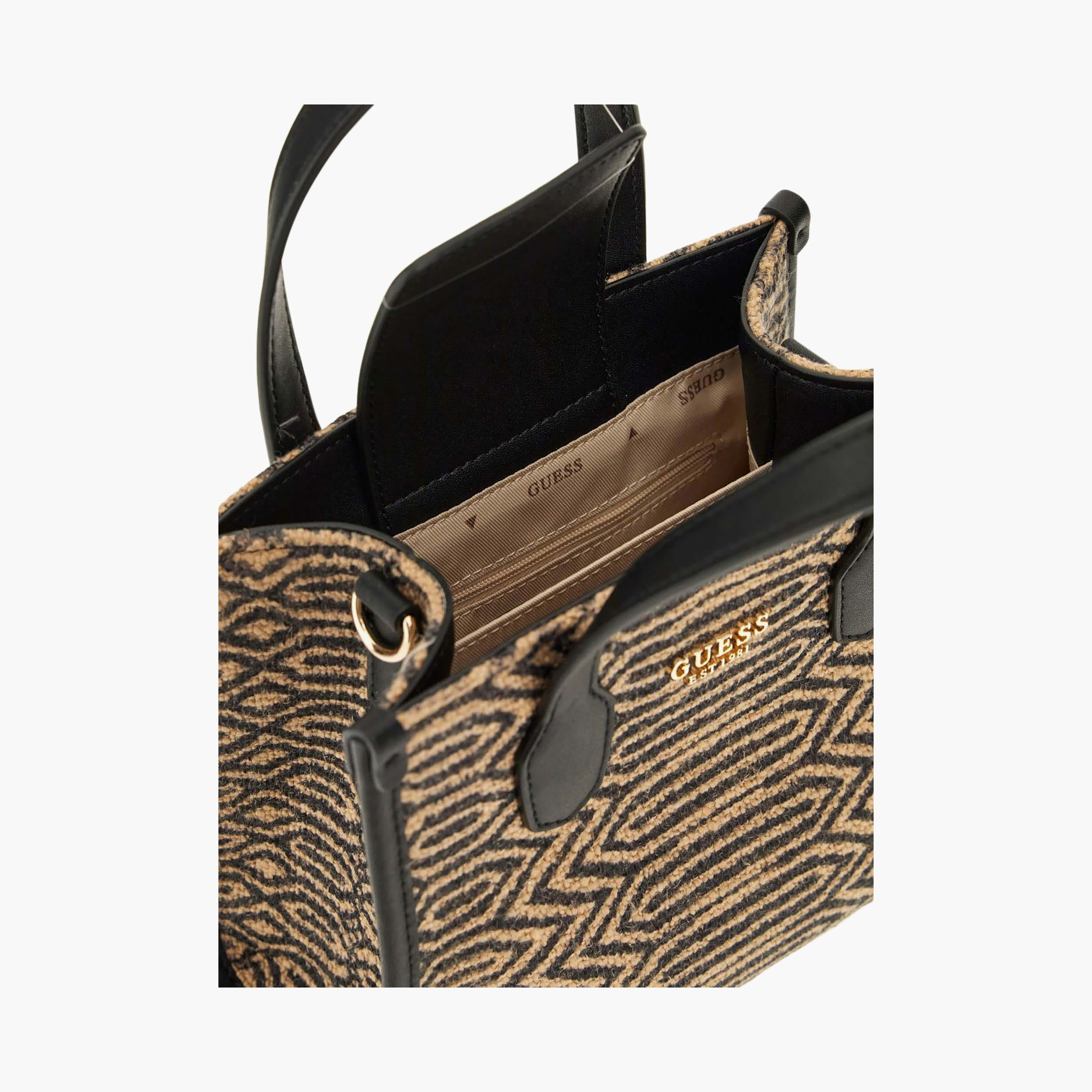 حقيبة توت صغيرة بمقبضين مزدوجين بنسيج مميز من جيس سيلفانا-women-bagsandwallets-handbags-image-3