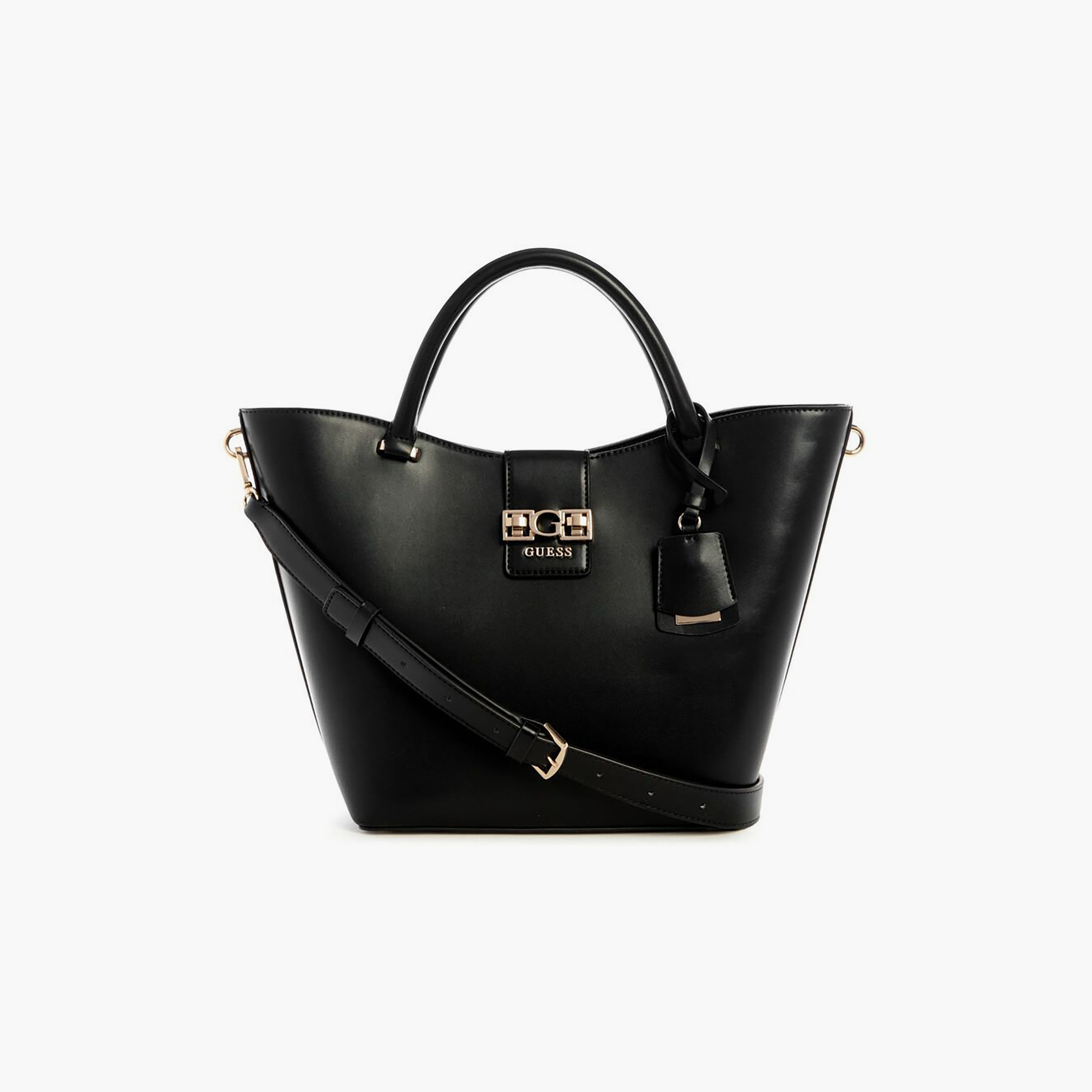 حقيبة توت بمقبضين مزدوجين من Guess Jane مع إغلاق مغناطيسي وحزام قابل للتعديل-women-bagsandwallets-handbags-image-1