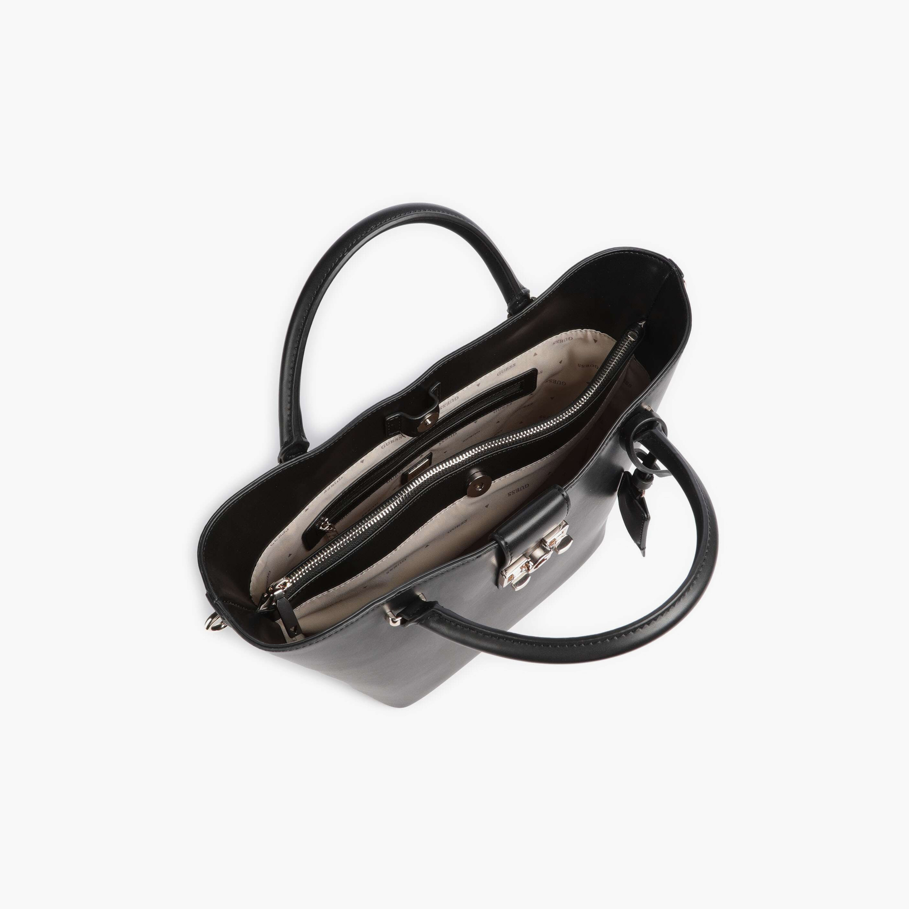 حقيبة توت بمقبضين مزدوجين من Guess Jane مع إغلاق مغناطيسي وحزام قابل للتعديل-women-bagsandwallets-handbags-image-6
